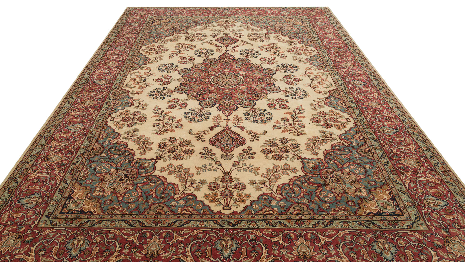 El Dokuması Vintage Anadolu Halısı 257x340cm 9799