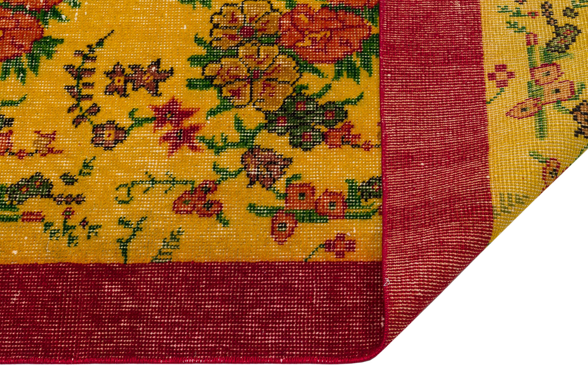 Handwoven Vintage Anatolian Rug — detail view 3, handmade vintage rug