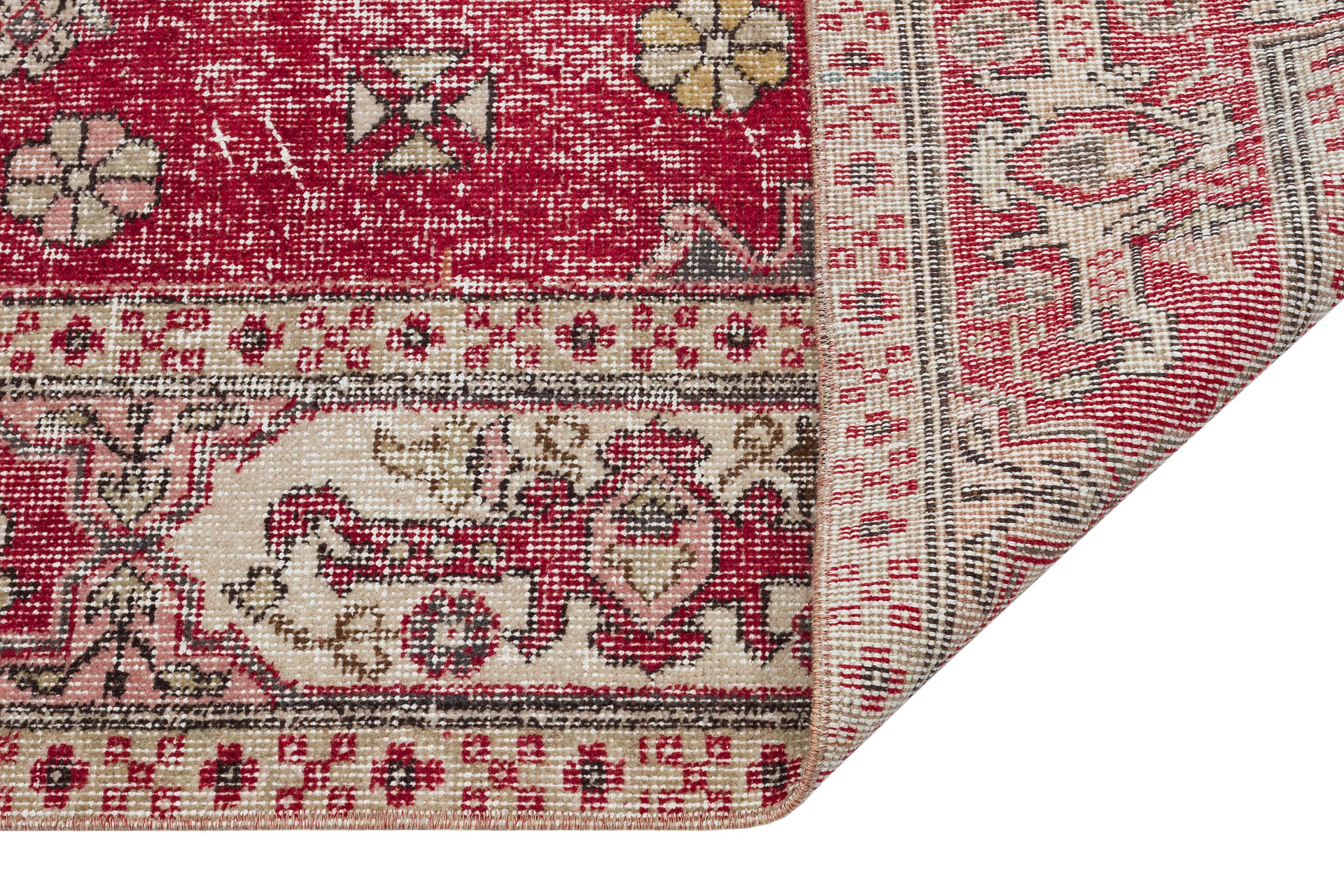 Handwoven Vintage Anatolian Rug — detail view 3, handmade vintage rug