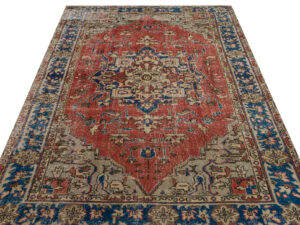 El Dokuması Vintage Anadolu Halısı 158x235cm 9825