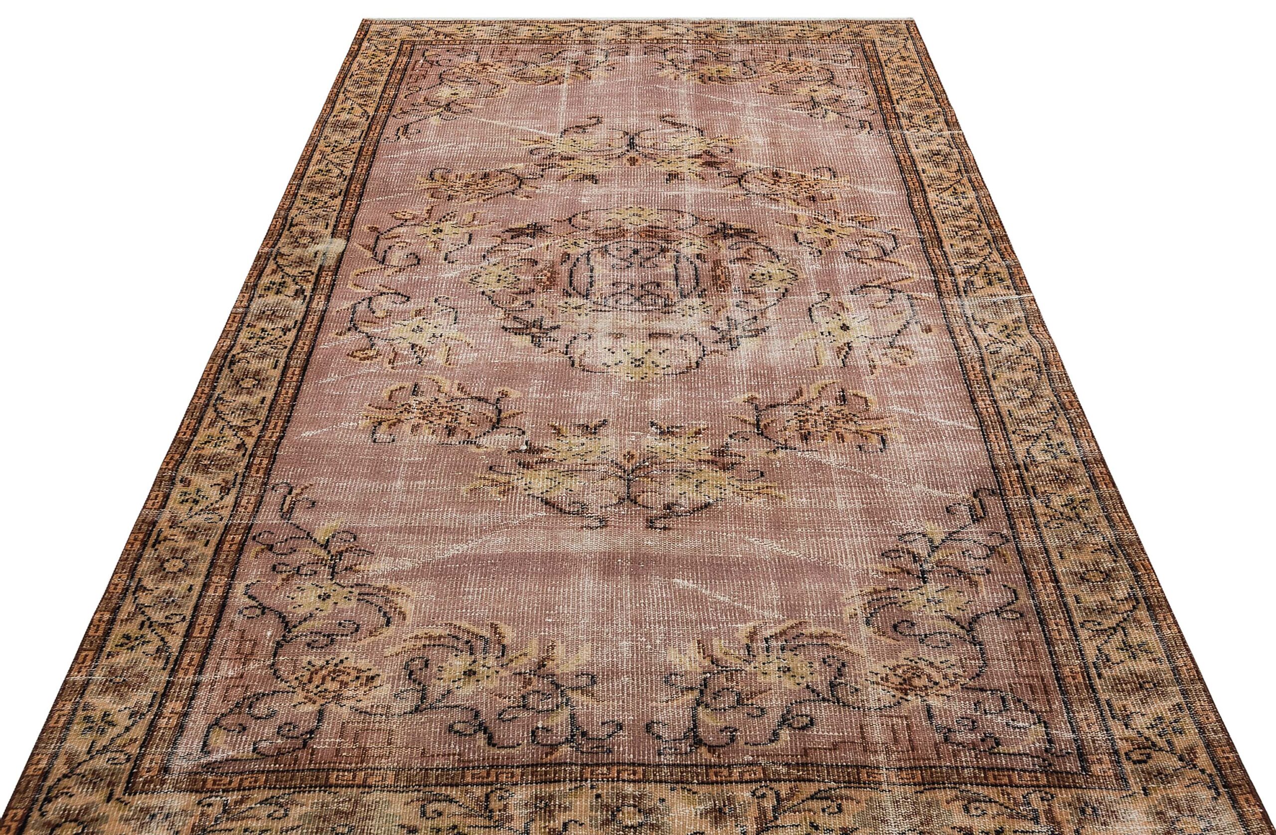 Eşsiz Güzelliğe Sahip Vintage El Dokuma Halı 171x268 cm 9842  |  Naturel
