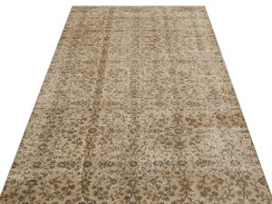 Eşsiz Anadolu Vintage Eskitme El Dokuma Halı 136x240 cm 9859 | Bej