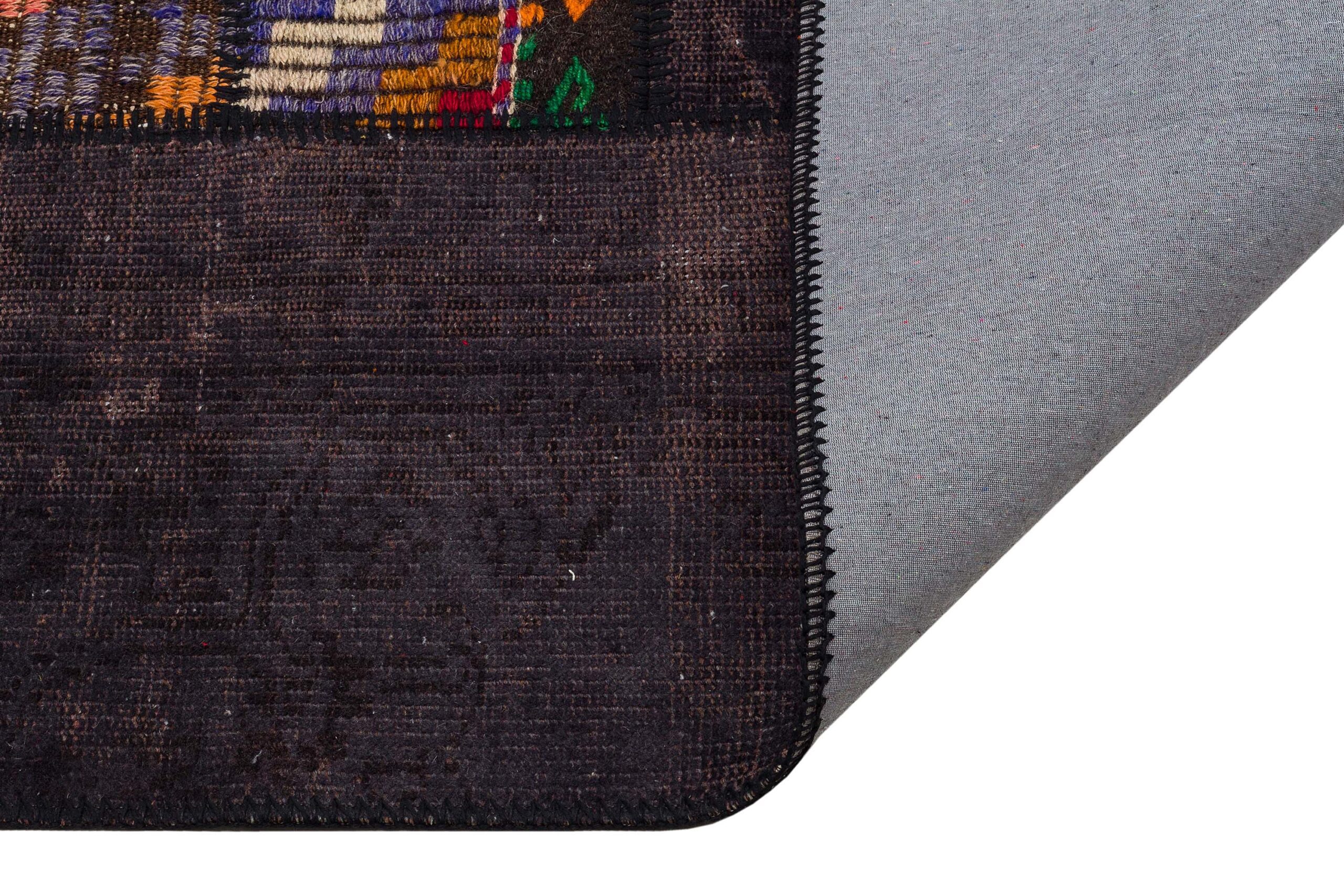 İşçilikteki Detayların Özenle Hazırlandığı Patchwork Halı 160x230 cm - 6317 - Görsel 4