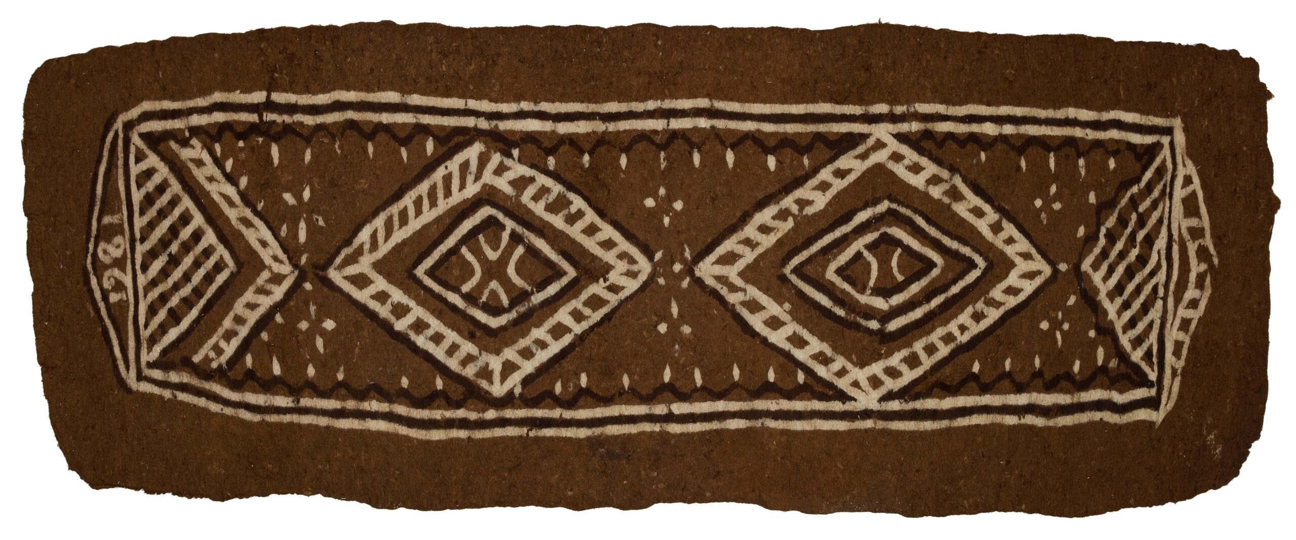 Antique Hand-Woven Wool Rug — detail view 3, handmade vintage rug