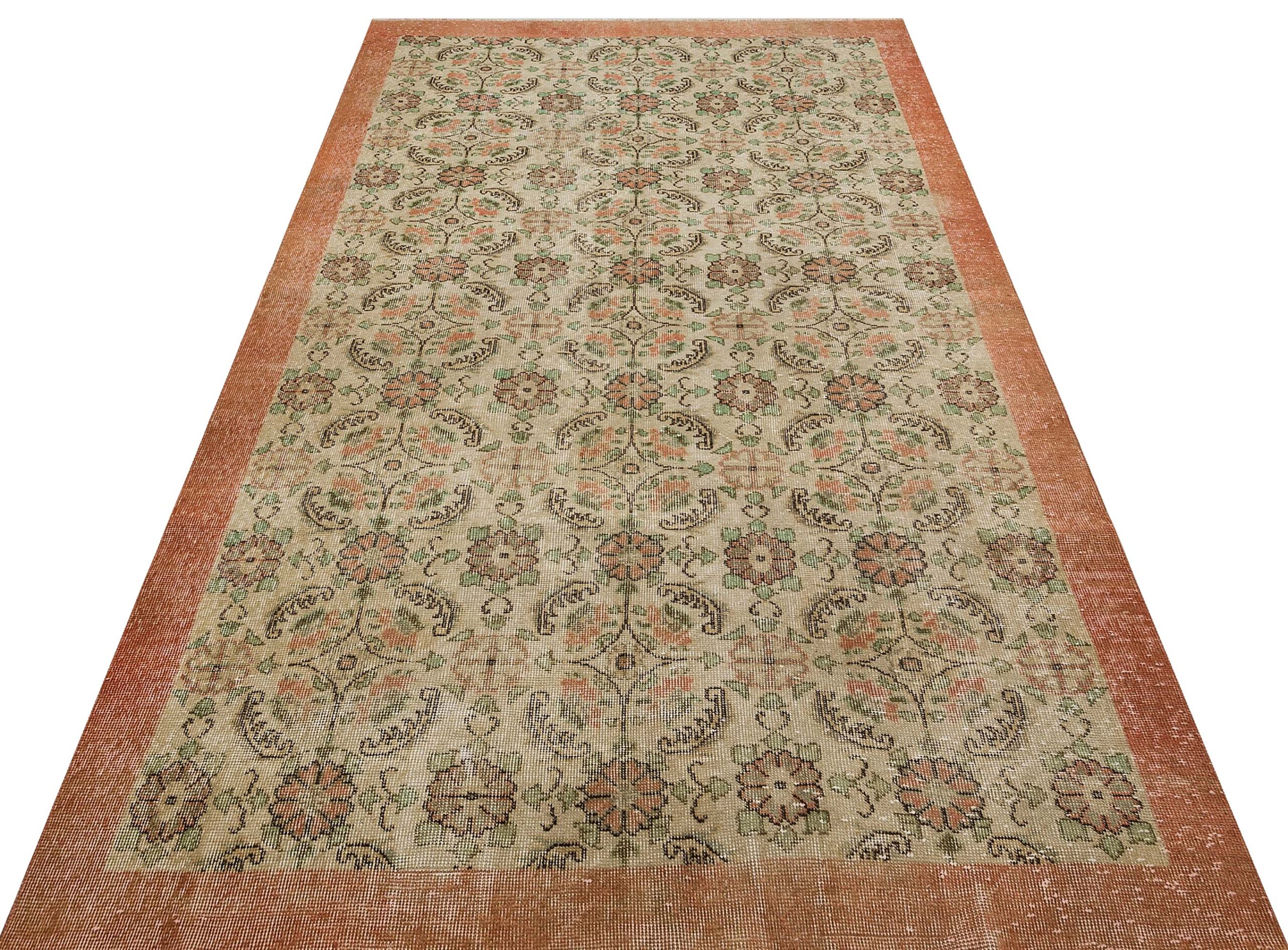 Doğal Malzemelerle Üretilen Vintage Halı 169x283 cm -9884