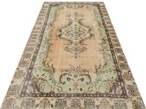 Doğal Yün ve Pamuk İçeren Vintage Halı 168x275 cm - 9887