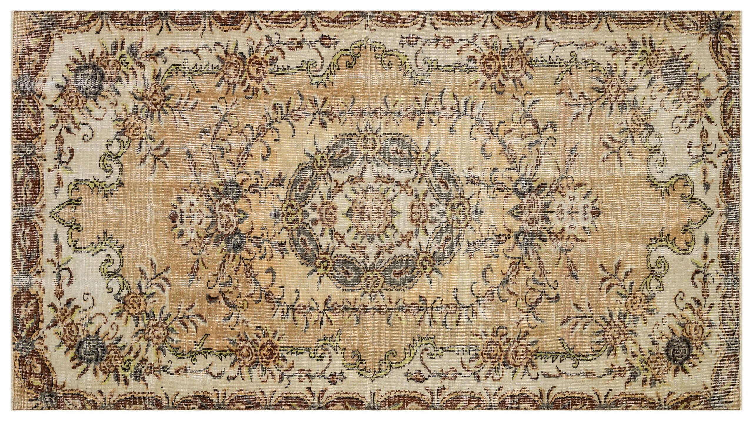 Handwoven Rug with Modern Designs — detail view 3, handmade vintage rug