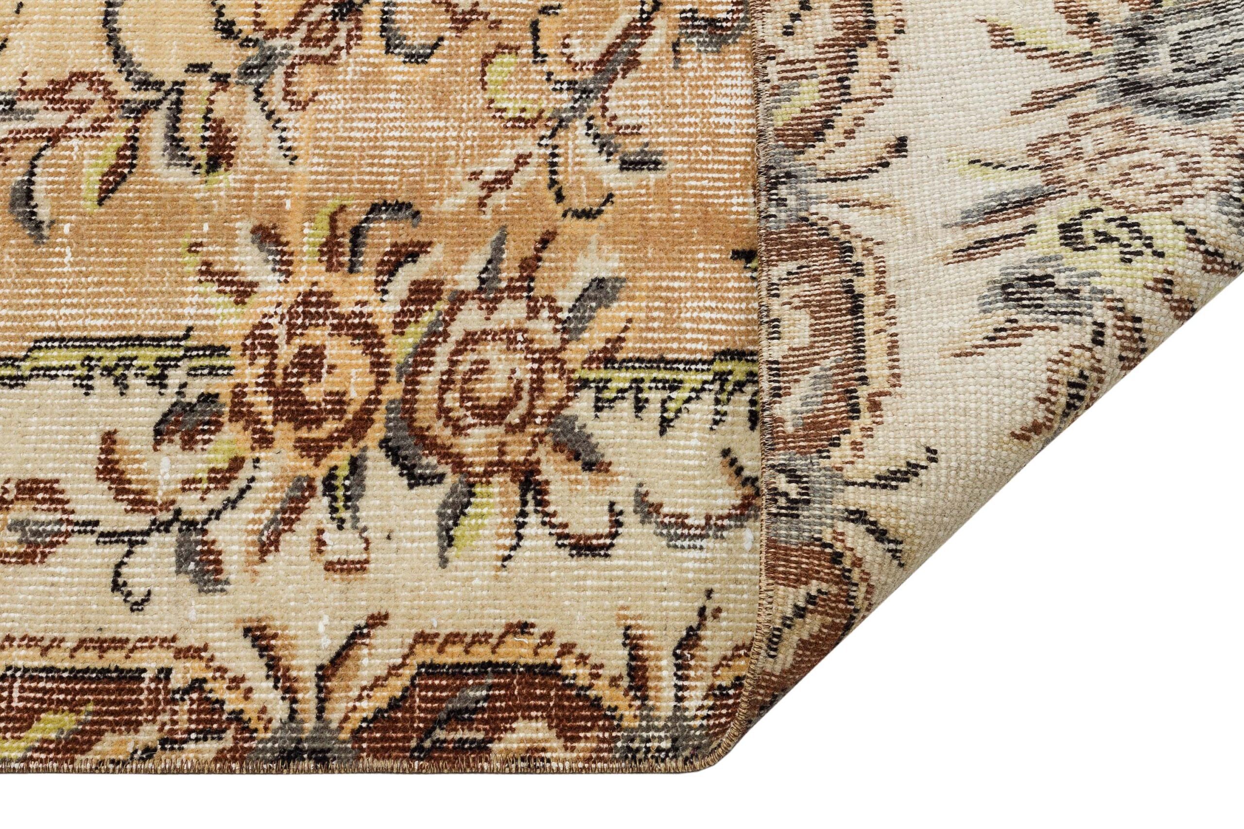 Handwoven Rug with Modern Designs — detail view 4, handmade vintage rug