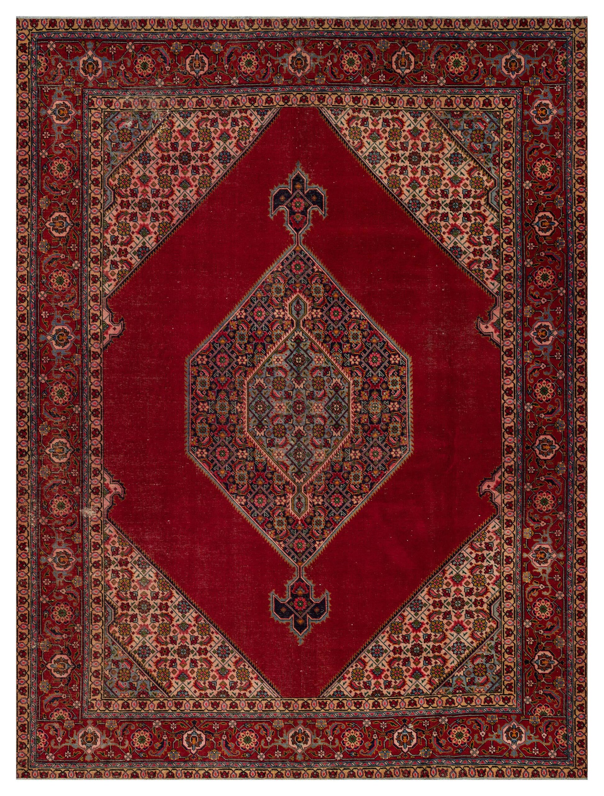 Handmade Bohemian Iranian Rug — detail view 2, handmade vintage rug