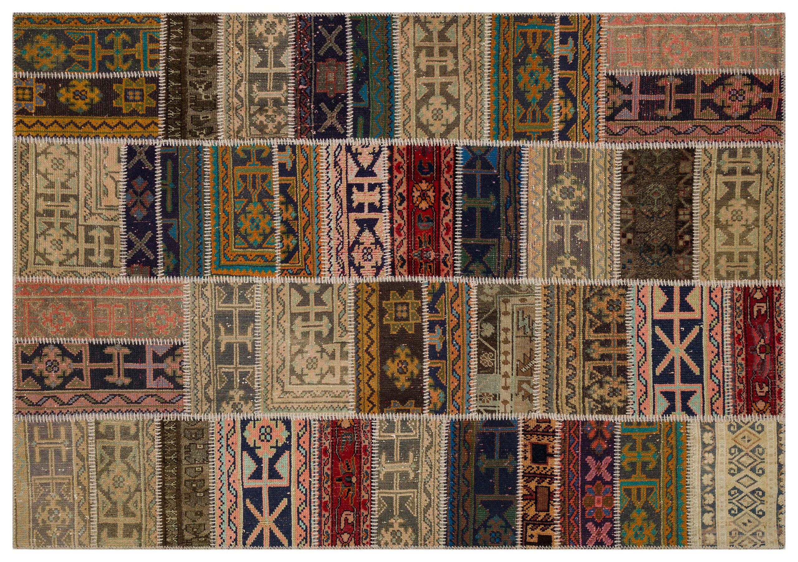 Sıcak ve Davetkar Patchwork Halı 230X160 cm 6334 - Görsel 3