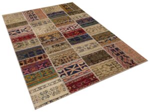 Sıcak ve Davetkar Patchwork Halı 230X160 cm 6334