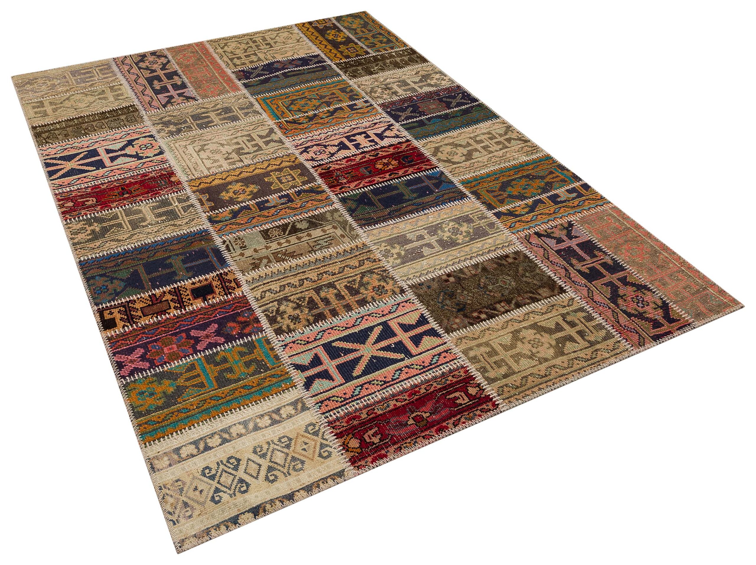 Sıcak ve Davetkar Patchwork Halı 230X160 cm 6334