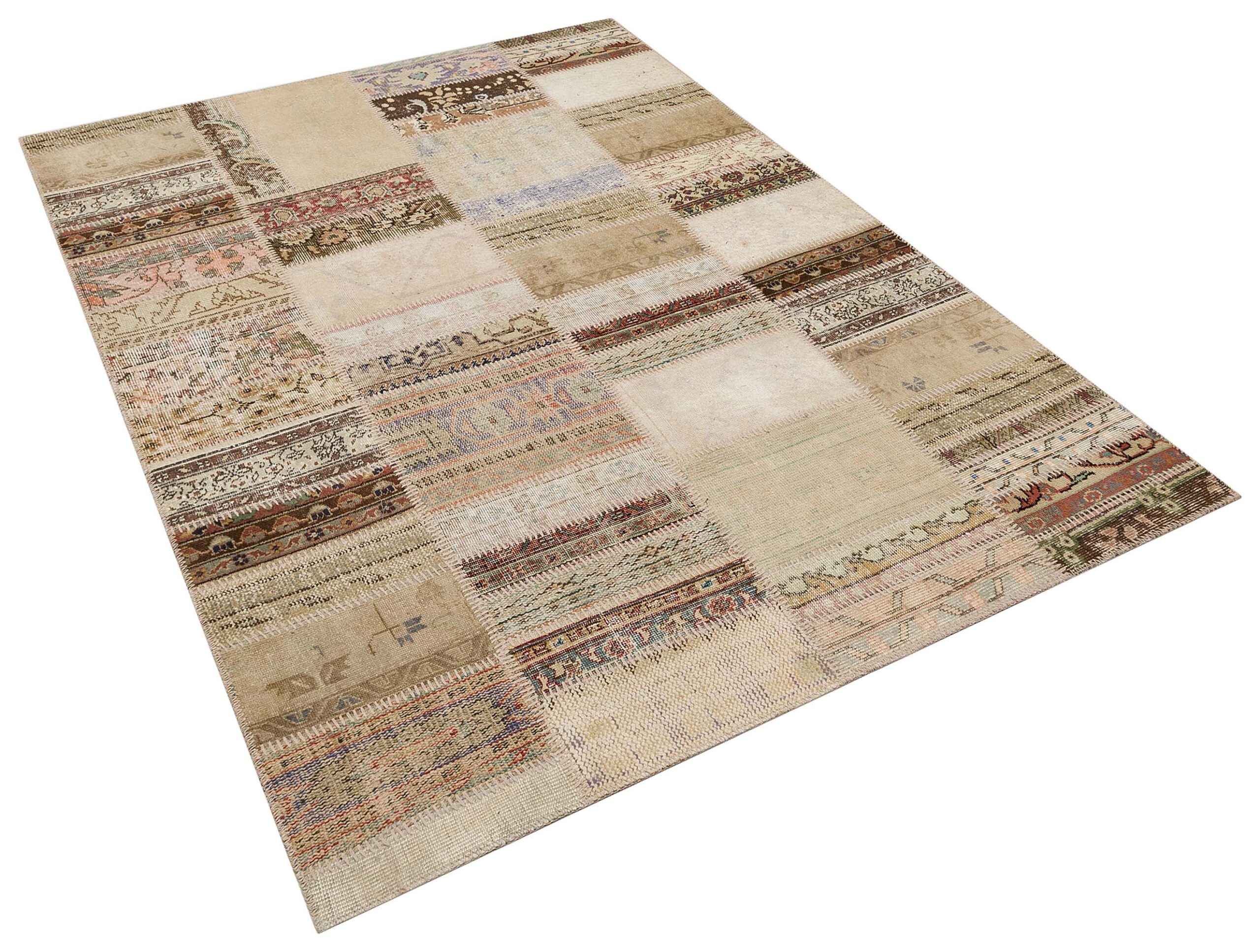 Çok Canlı Patchwork Halı 230X160 cm 6351