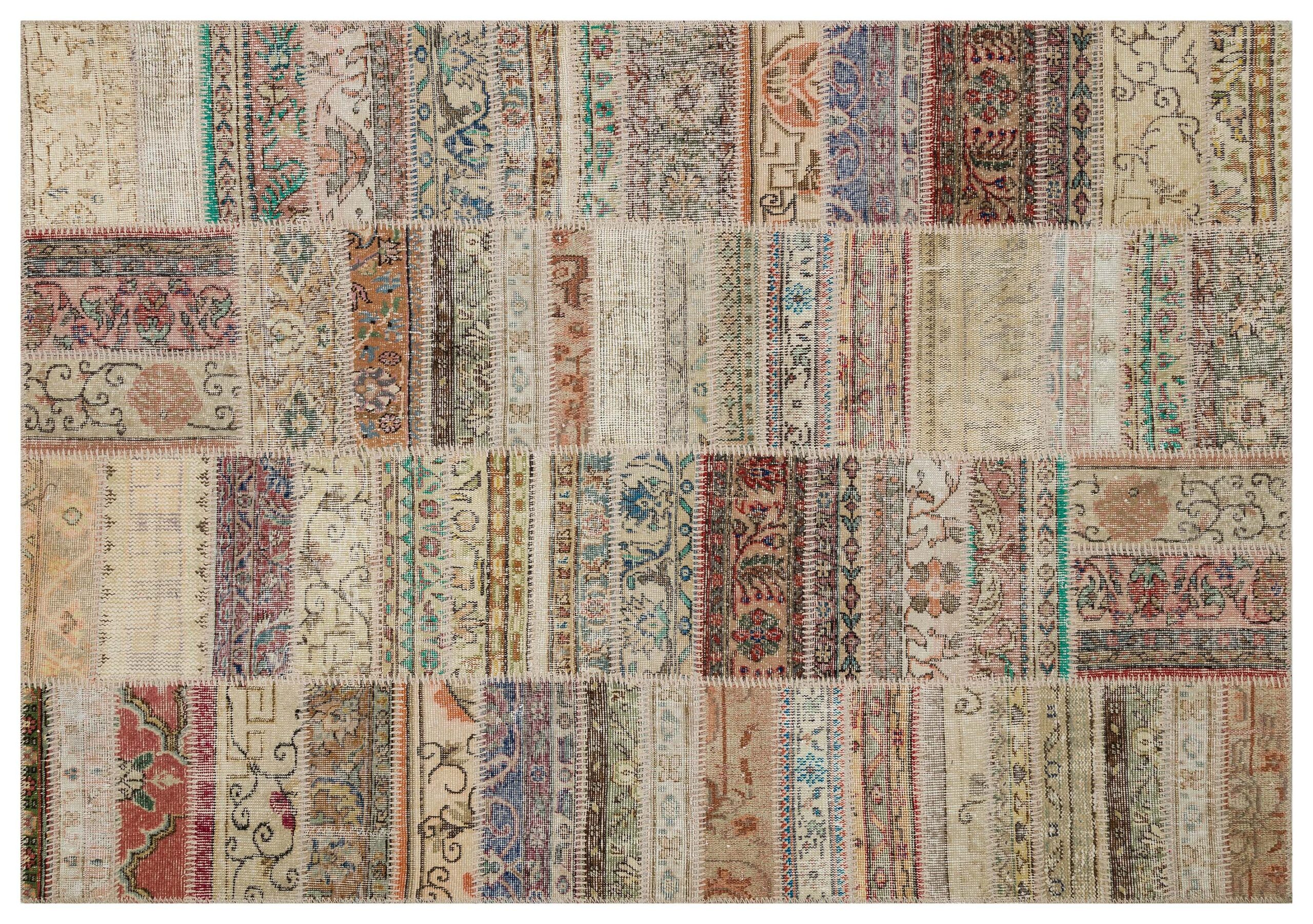 Rengarenk ve Etkileyici Patchwork Halı 230X160 cm 6356 - Görsel 3