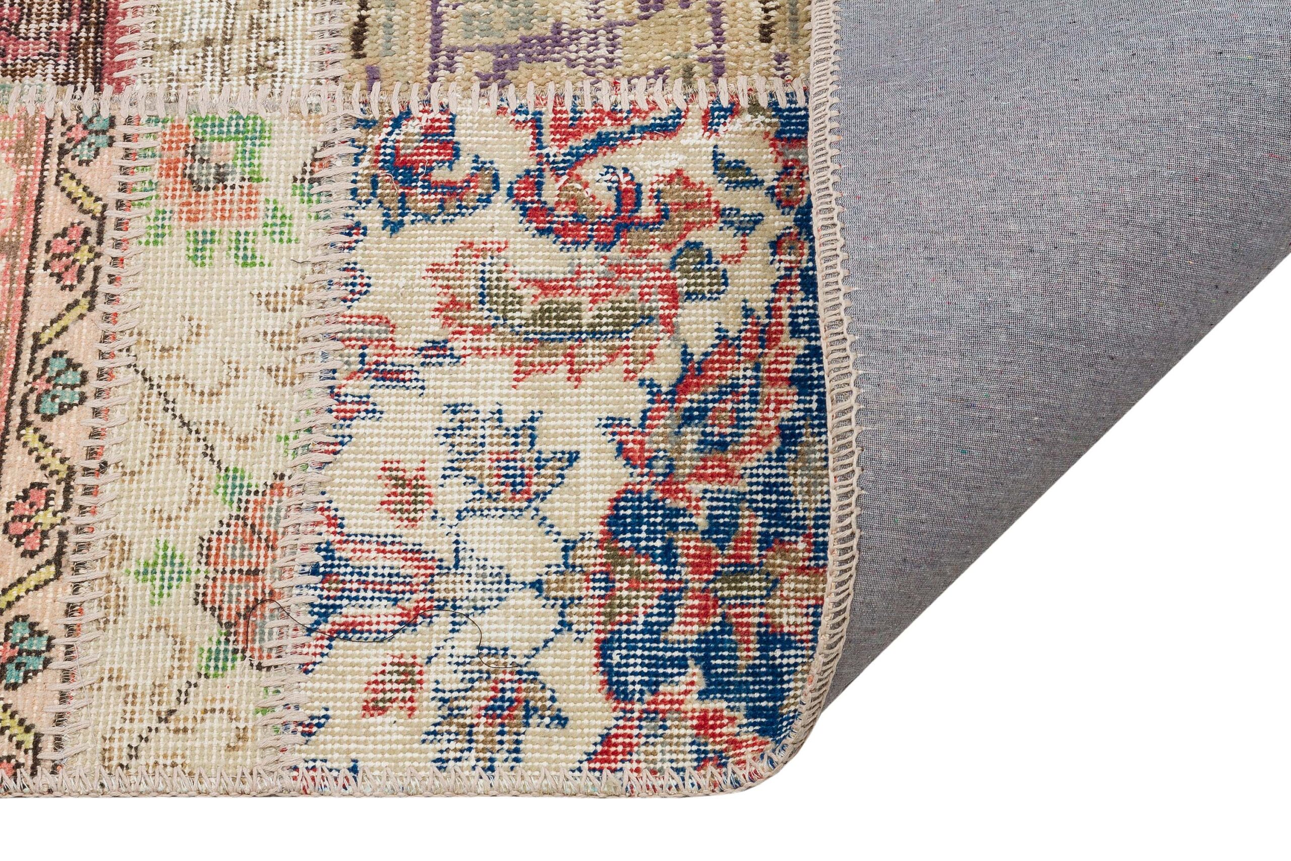 Büyüleyici Desenlerle Bezeli Patchwork Halı 230X160 cm 6371 - Görsel 4