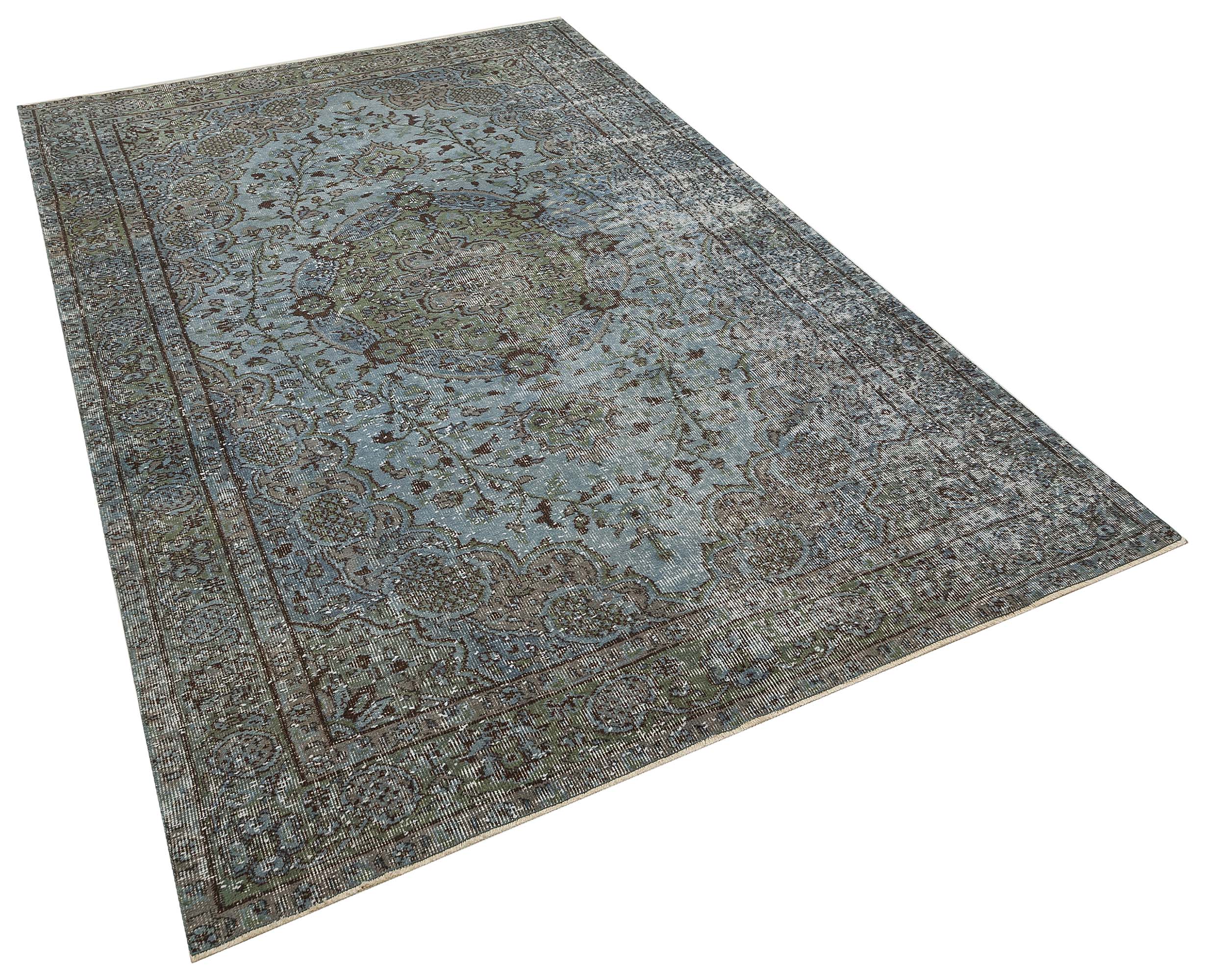 Eskitilmiş El Dokuma Yün Halı-  169x267 cm 9938
