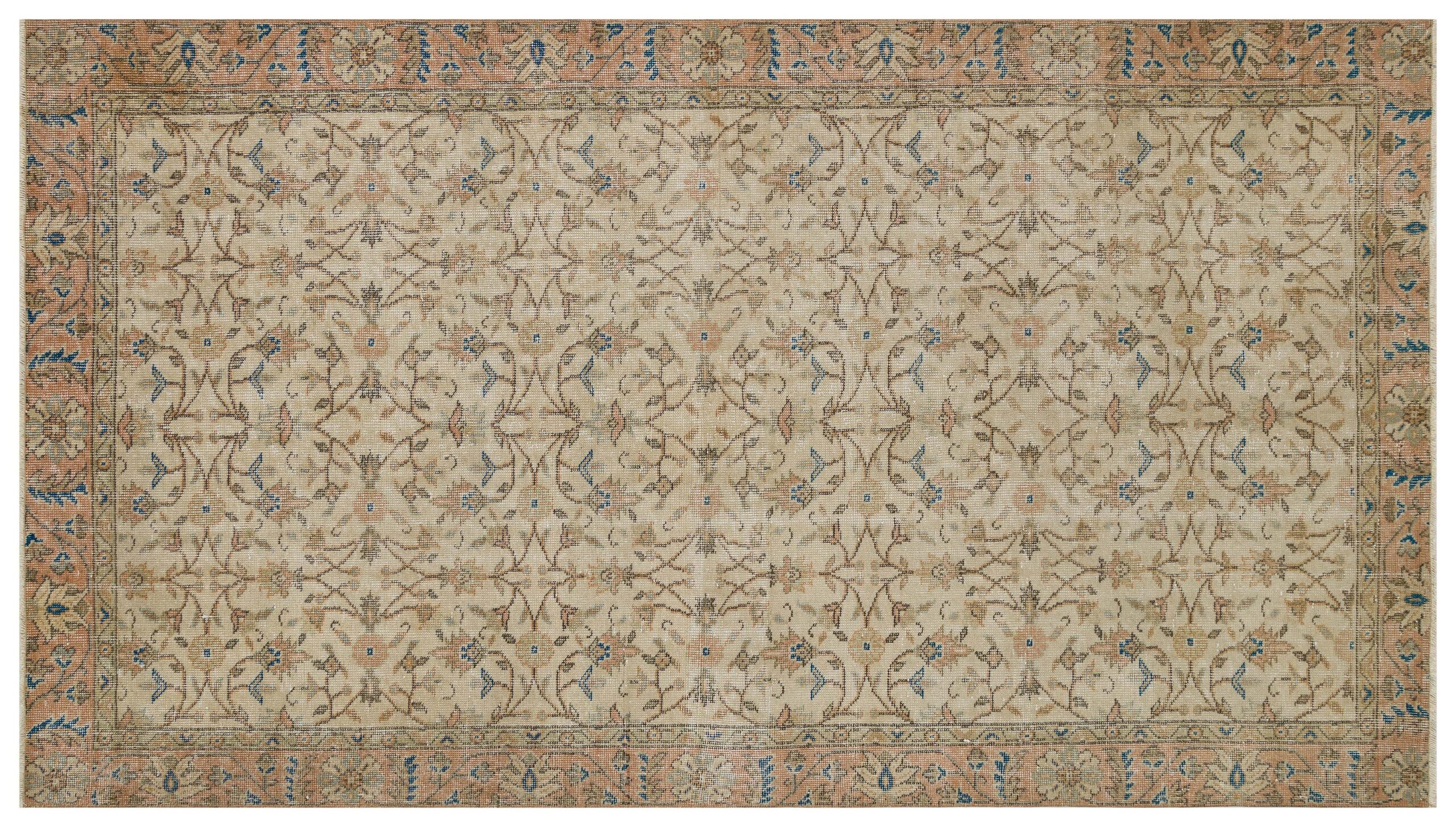 Yüksek Kaliteli Yün Vintage Halı - 152x267 cm 9940 - Görsel 4