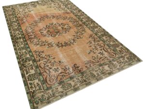 El Dokuma Yün Pamuk Vintage Halı - 156x260 cm 9949