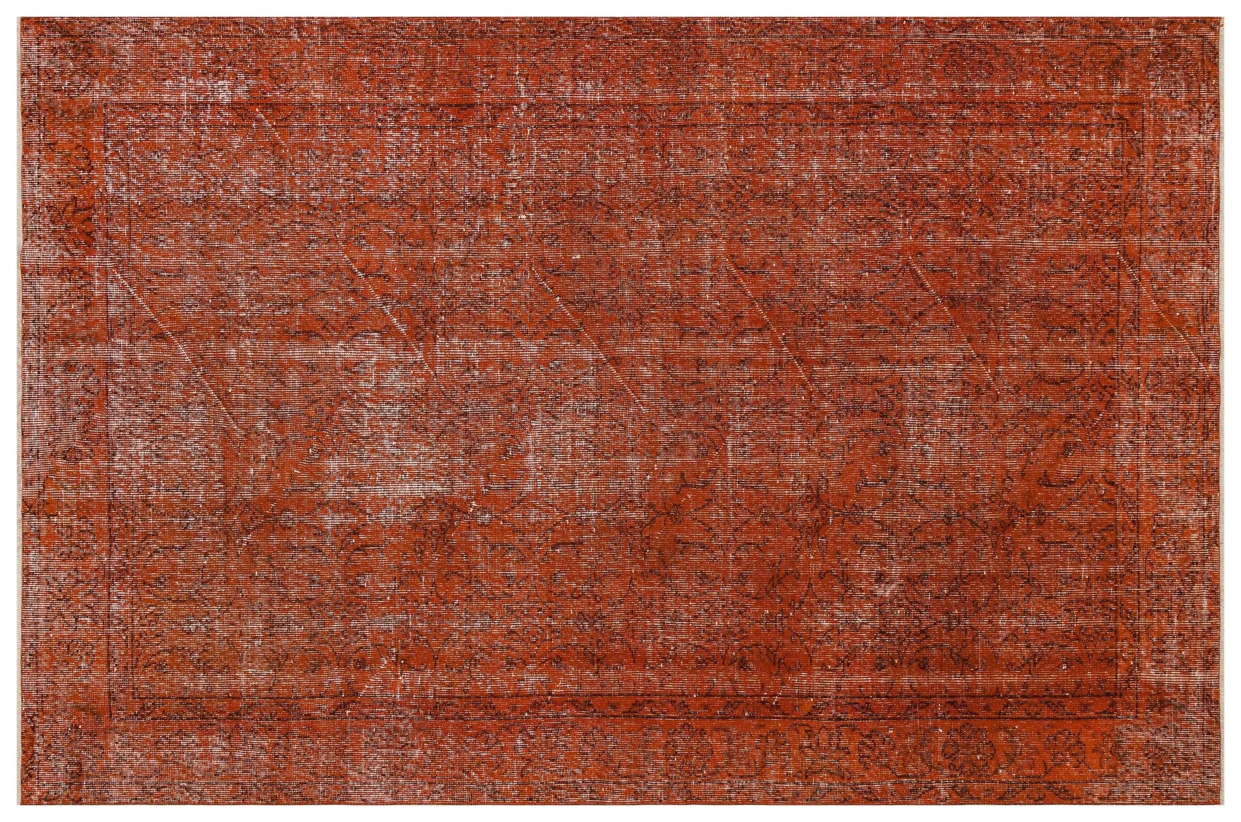 Worn Vintage Hand-Woven Rug — detail view 3, handmade vintage rug