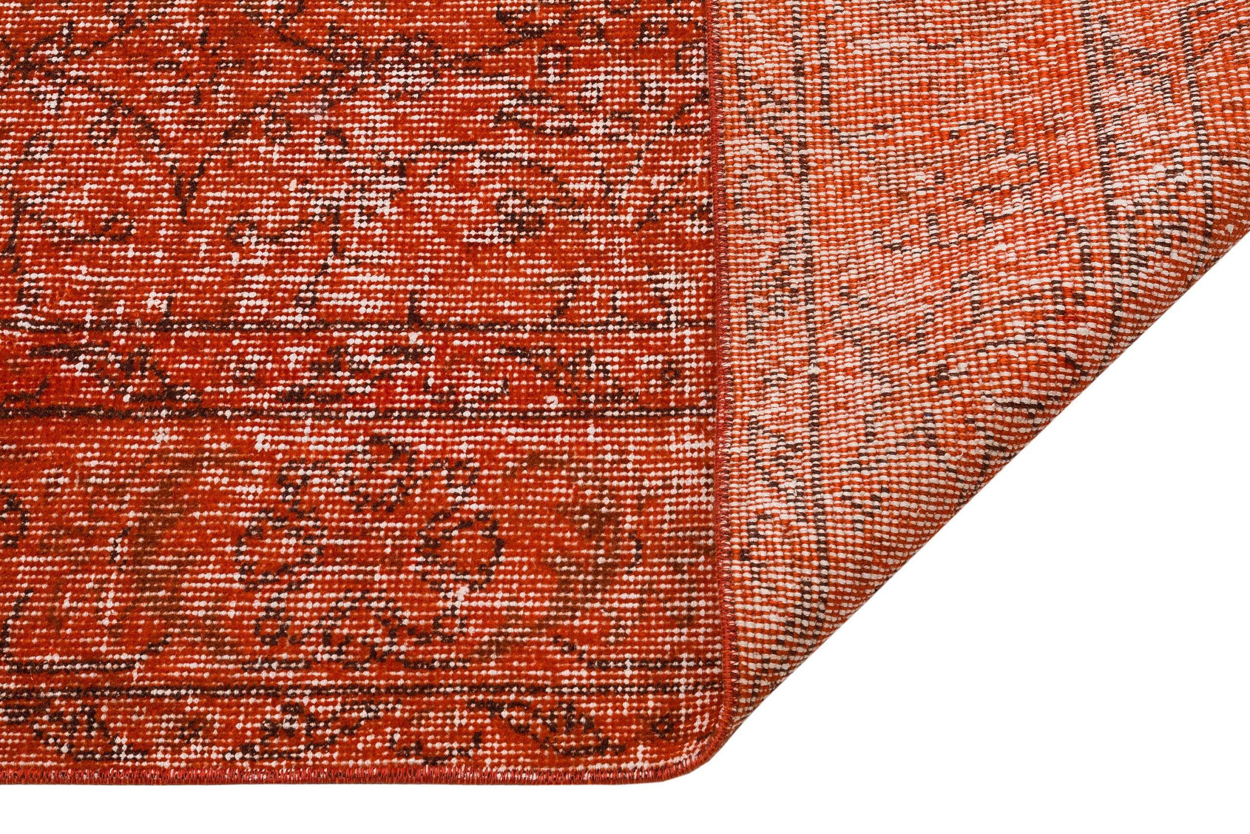 Worn Vintage Hand-Woven Rug — detail view 4, handmade vintage rug