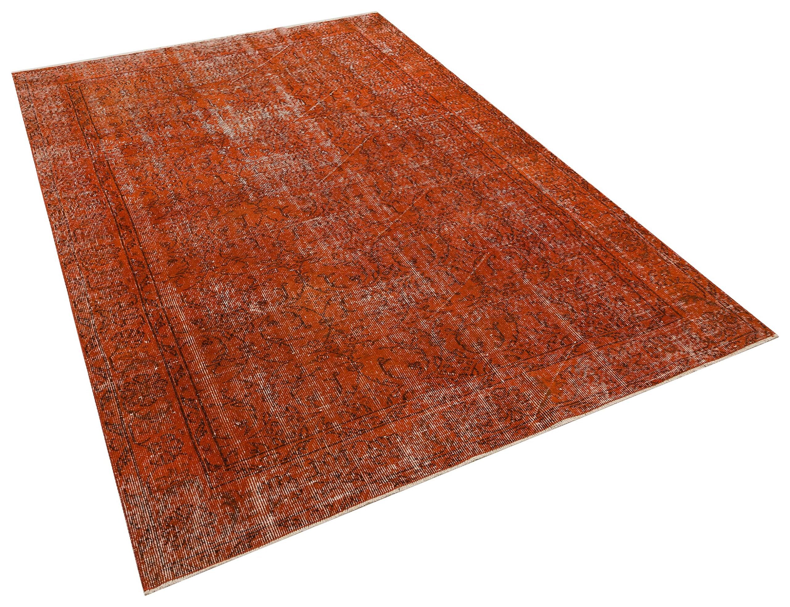 Yıpranmış Vintage El Dokuma Halı -  169x256 cm 9956
