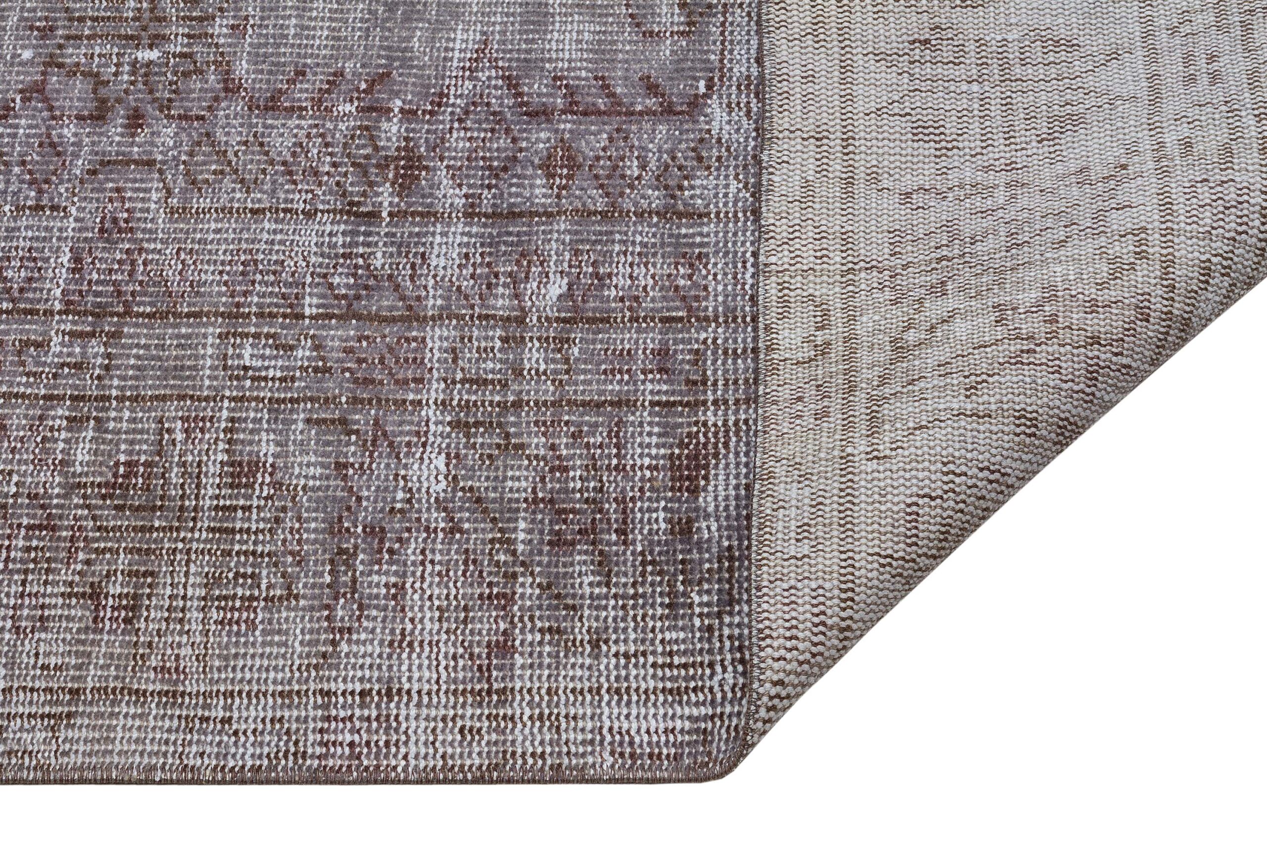 High-Quality Distressed Wool Rug — detail view 4, handmade vintage rug