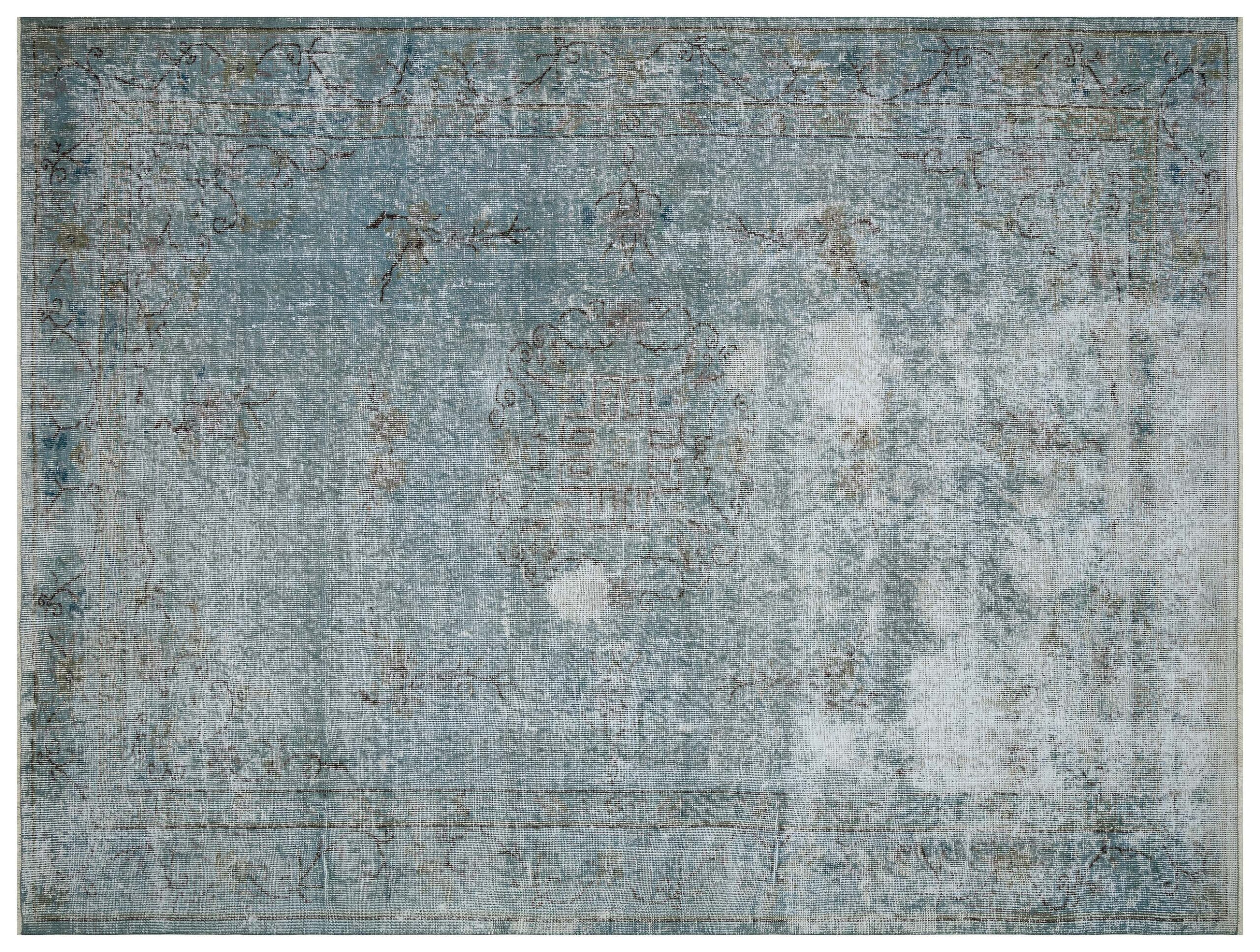 Vintage Charm Hand-Woven Wool Rug — detail view 3, handmade vintage rug