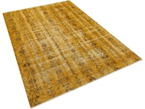 El Yapımı Yün Eskitme Halı - 146x216 cm 9980