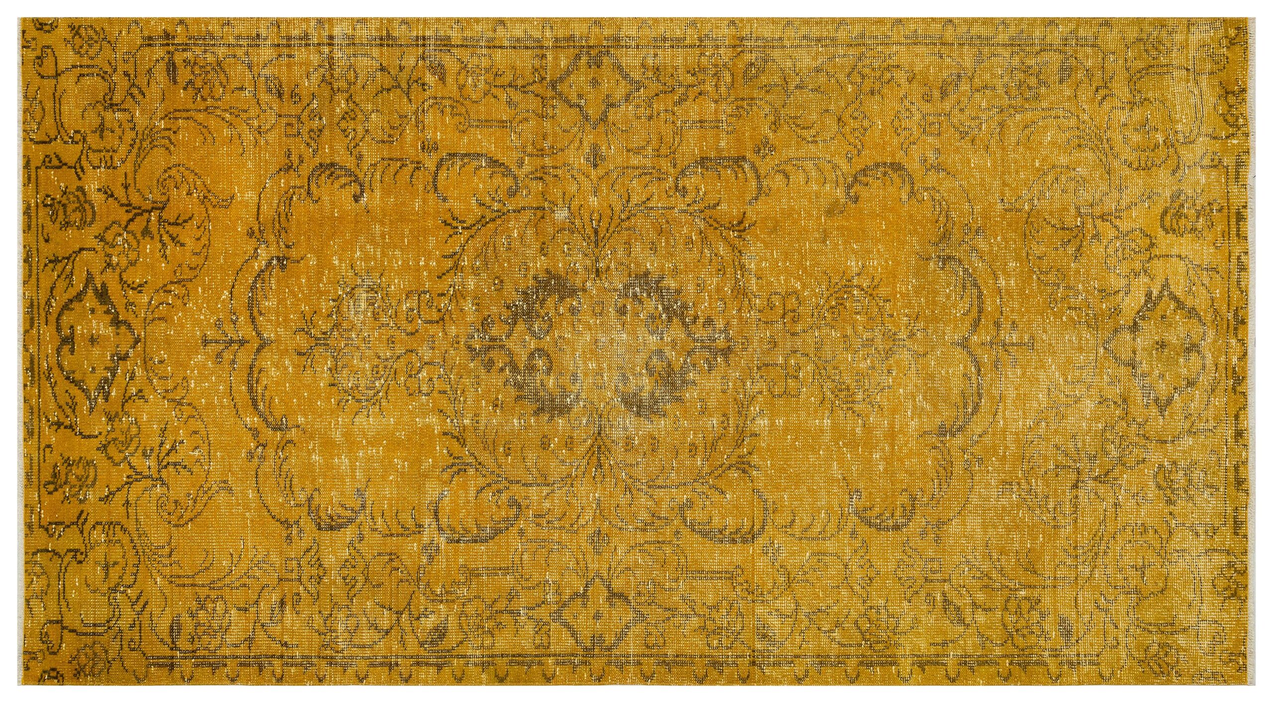 Worn Vintage Hand-Woven Rug — detail view 3, handmade vintage rug