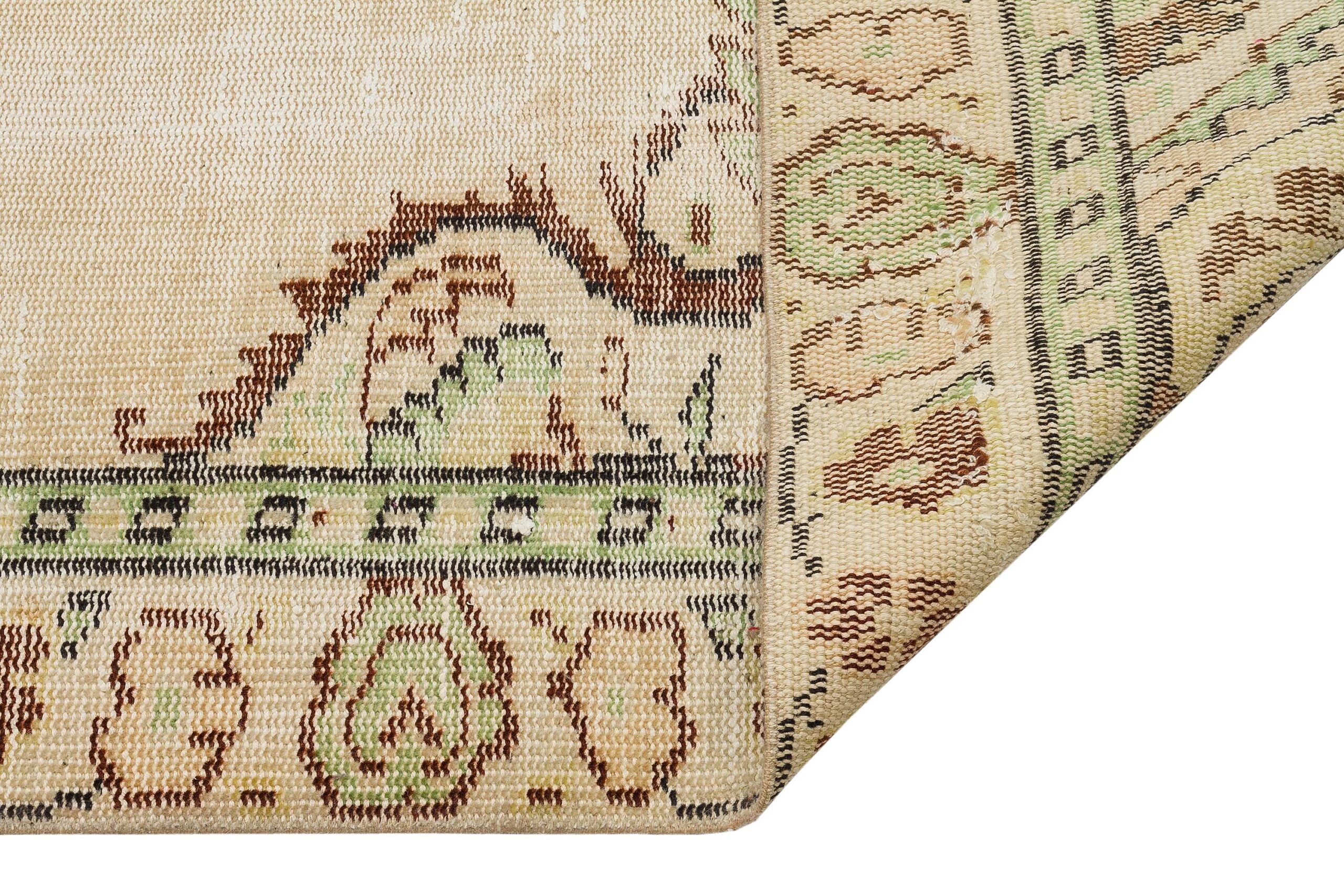 Vintage İpek Eski Dünya Halısı - 164x250 cm 9993 - Görsel 4