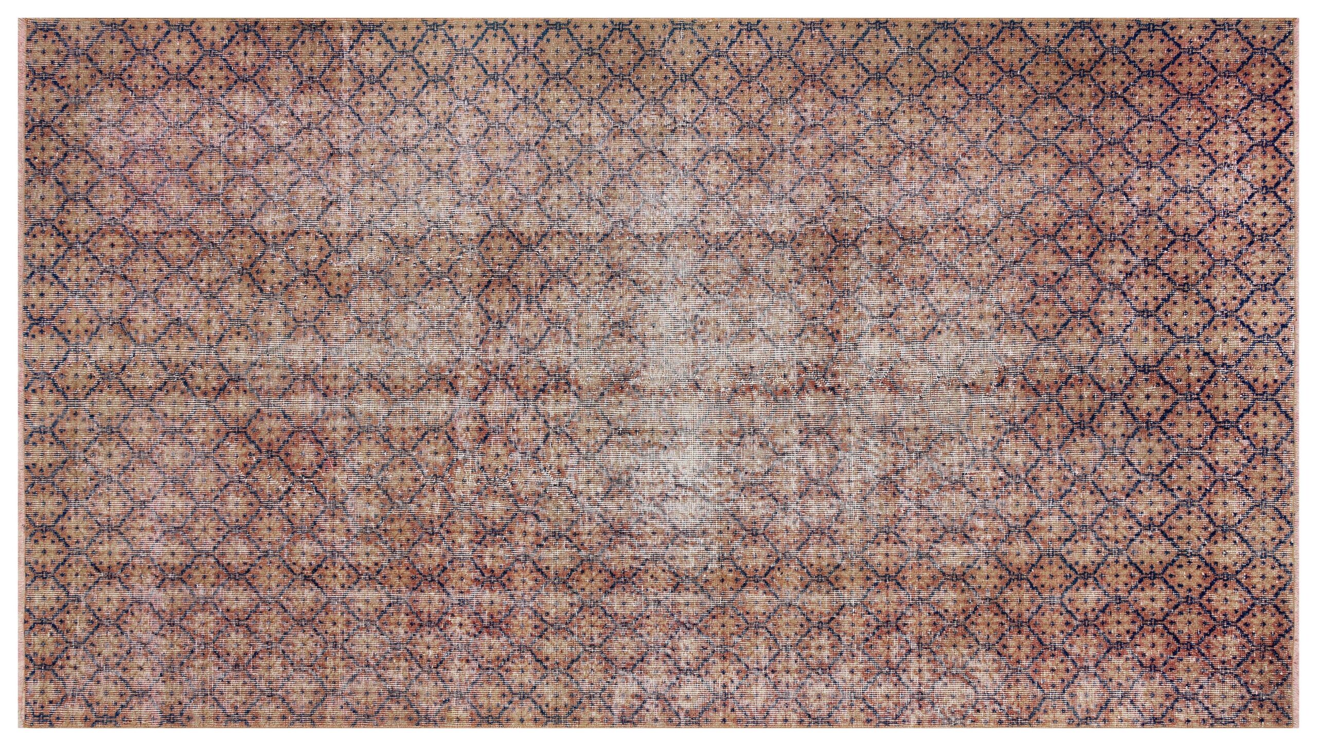 Vintage Handwoven Rug, Evoking the Aesthetics of the Past — detail view 3, handmade vintage rug