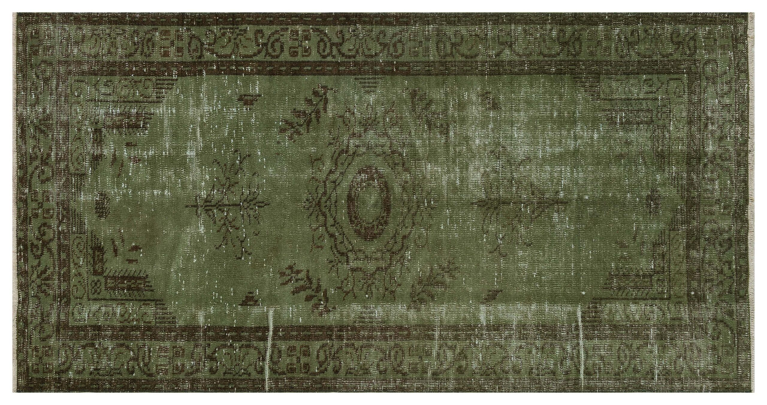 Vintage Handcrafted Piece with an Antique Look — detail view 3, handmade vintage rug