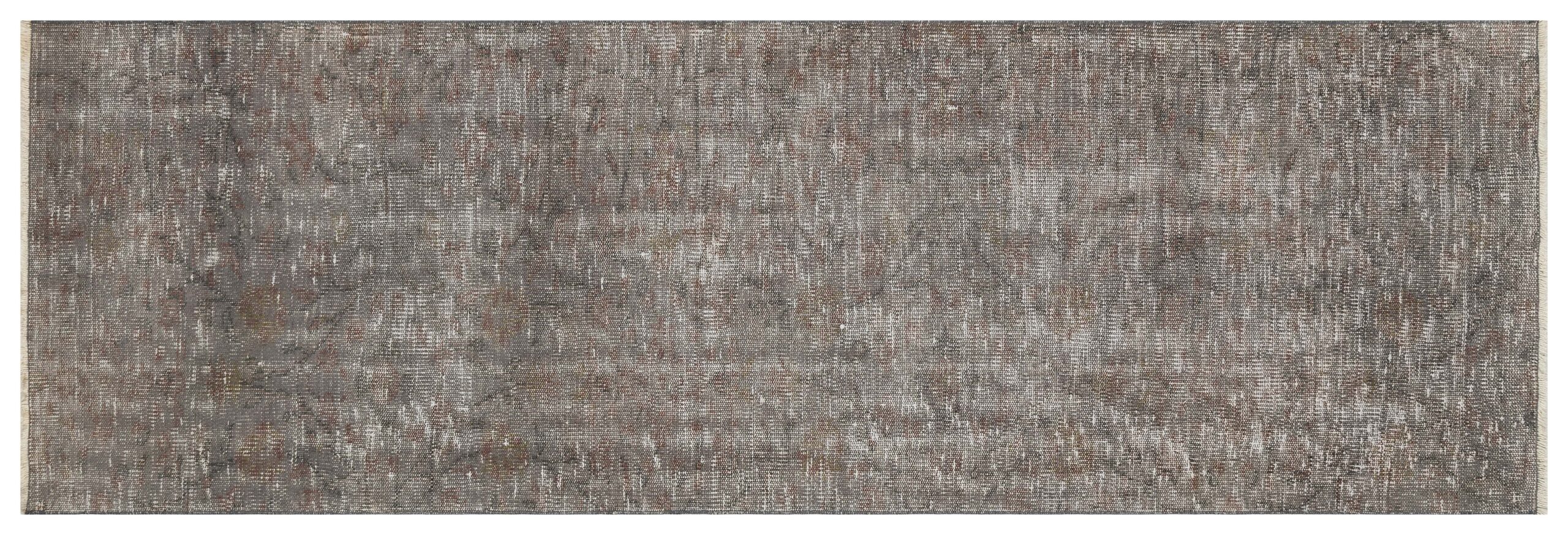 Hand-Woven Distressed Rug — detail view 4, handmade vintage rug