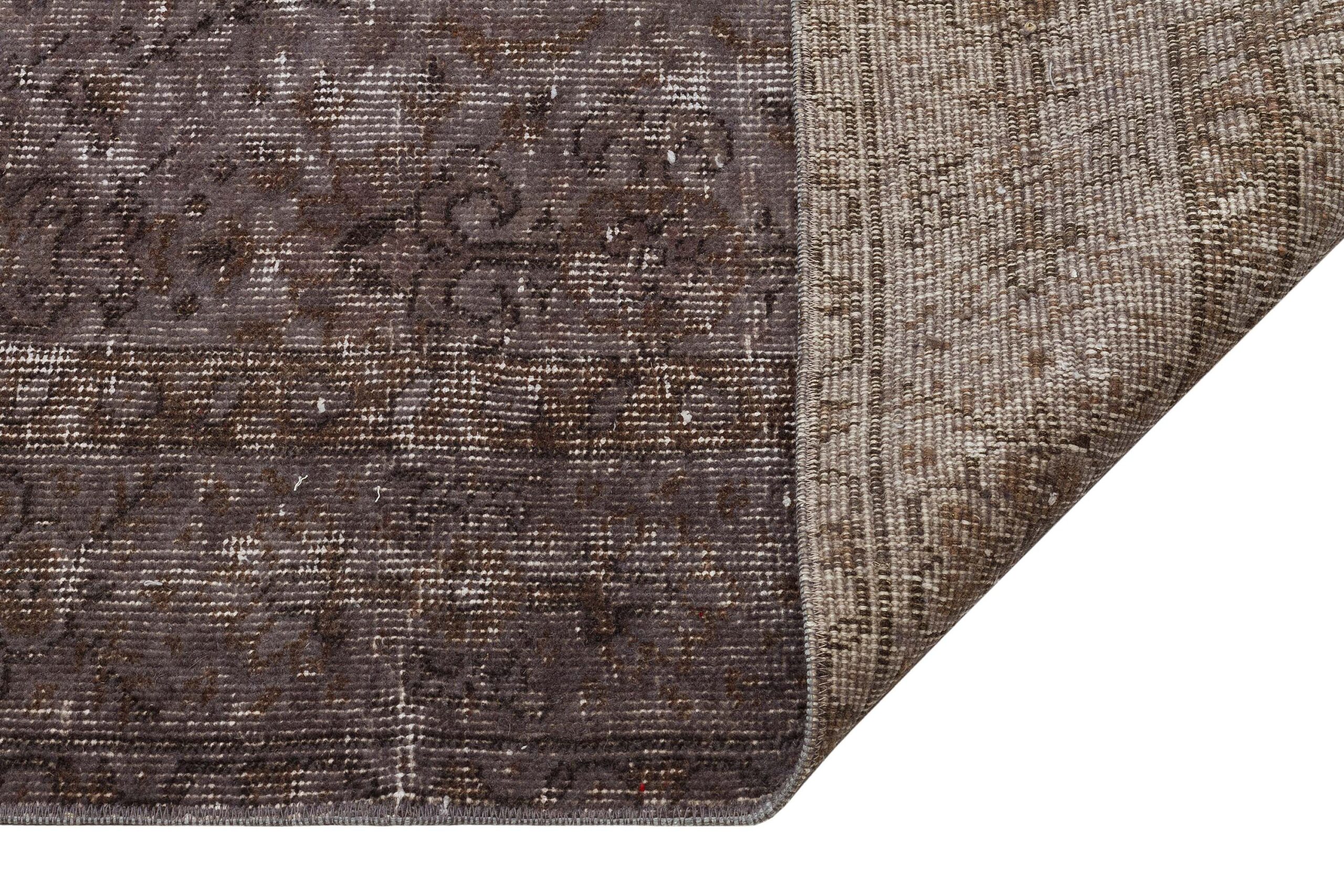 Handwoven Rug Embellished with Traces of the Art of Hand Weaving — detail view 4, handmade vintage rug