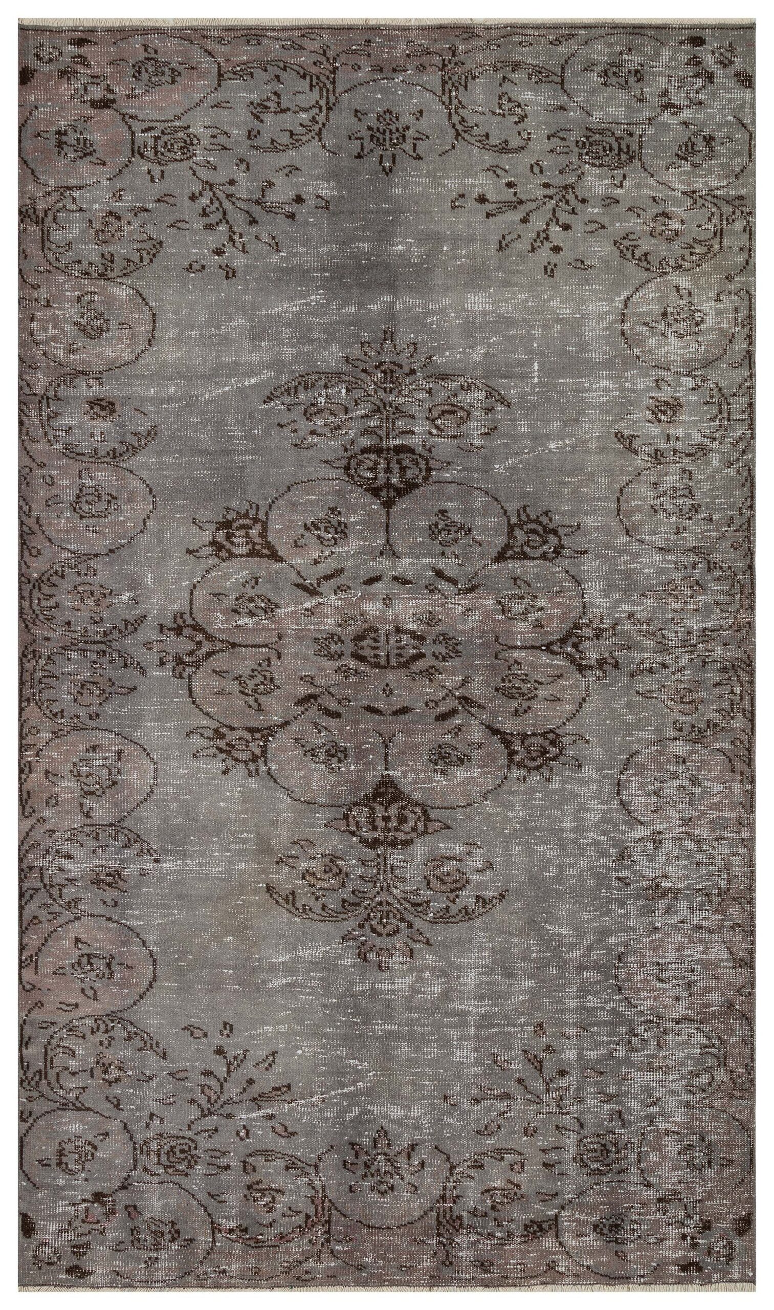 Vintage Yün El Dokuma Halı 157 x 267 cm 10065 - Görsel 2