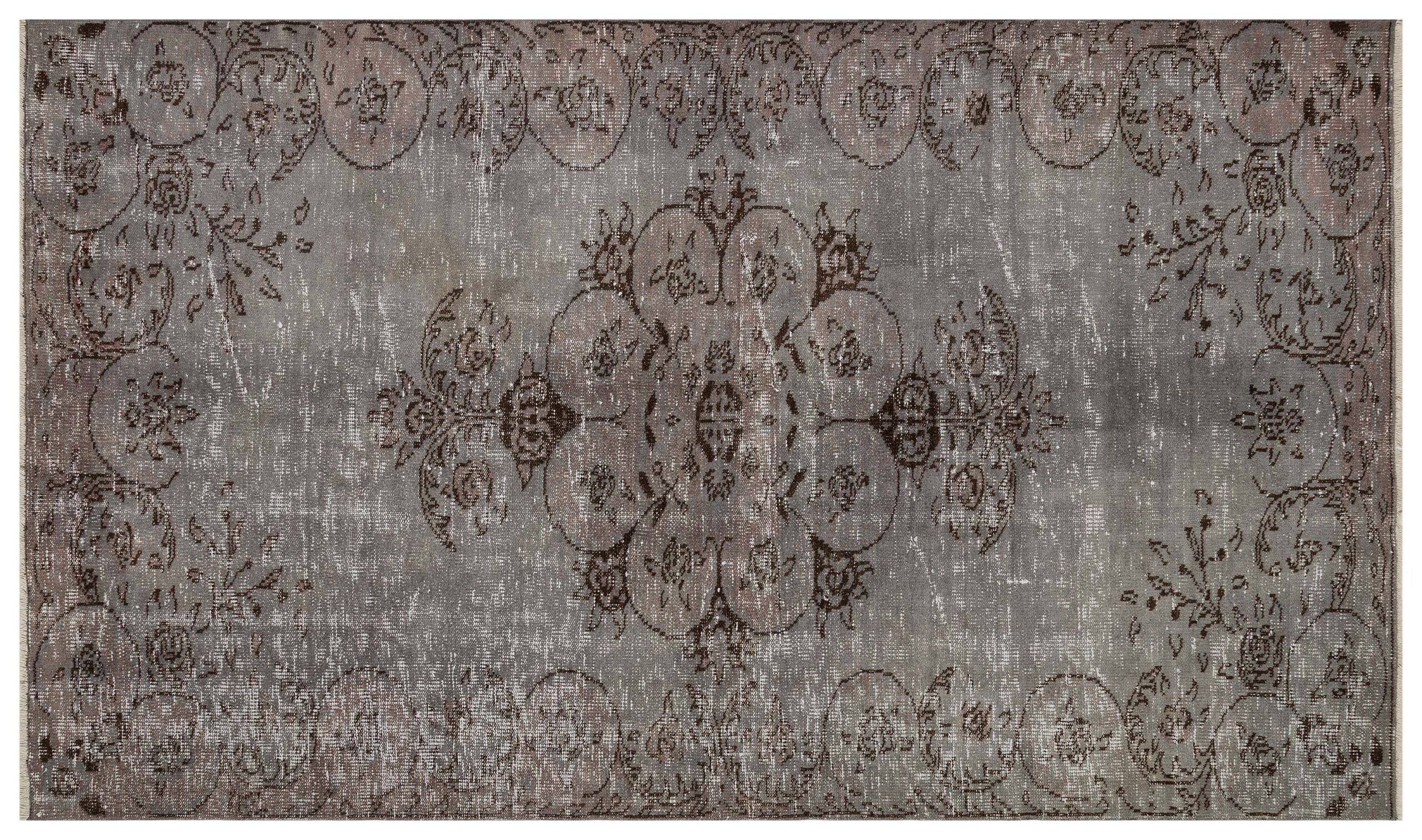 Vintage Yün El Dokuma Halı 157 x 267 cm 10065 - Görsel 3