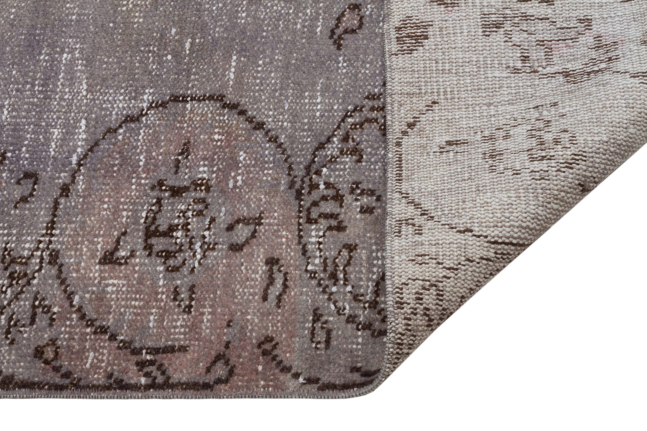 Vintage Yün El Dokuma Halı 157 x 267 cm 10065 - Görsel 4