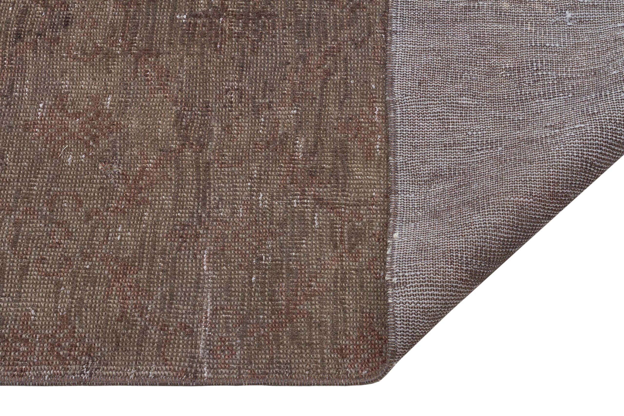 Distressed Hand-Woven Vintage Rug — detail view 4, handmade vintage rug