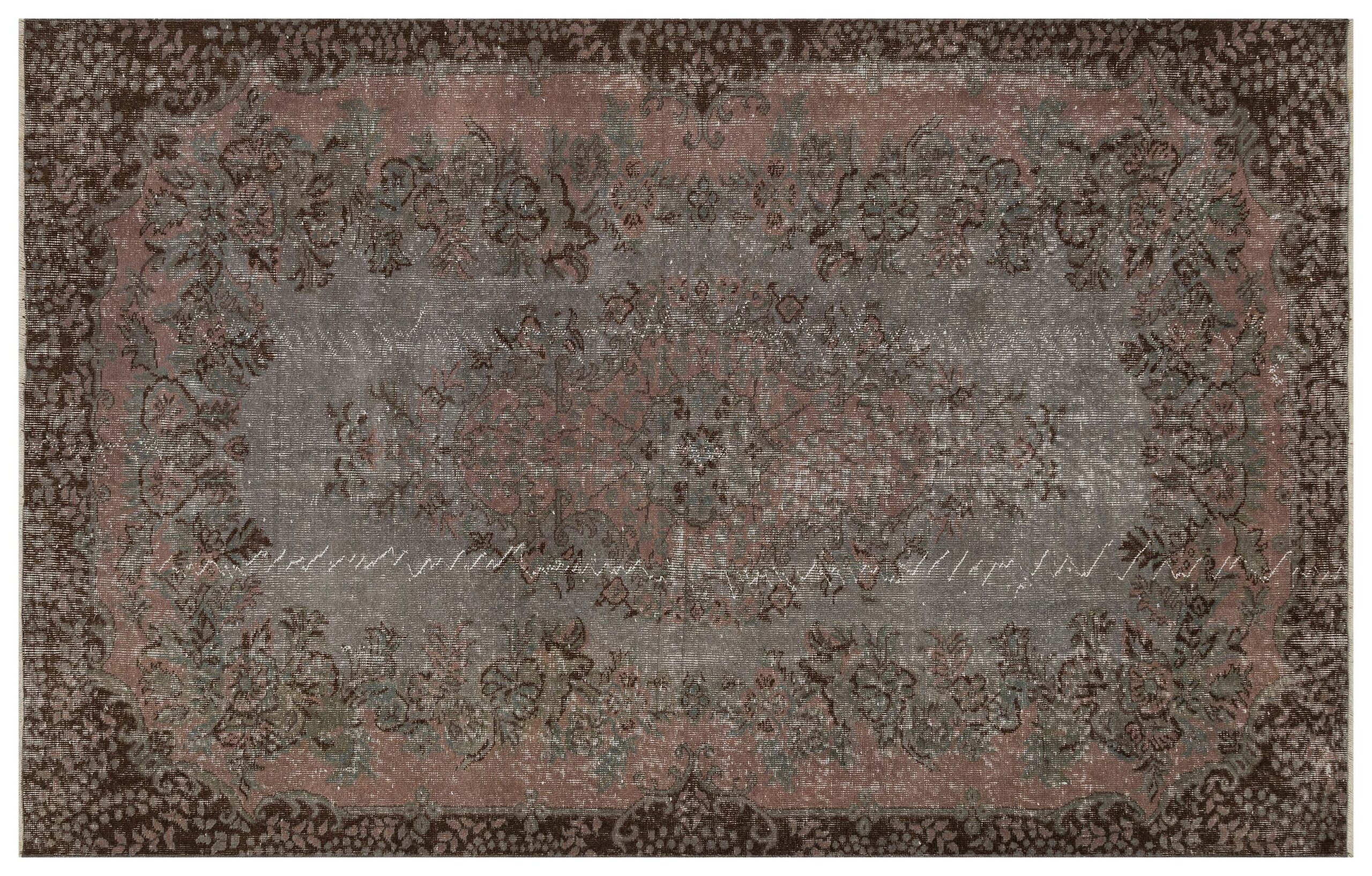 Vintage Eskitme El Dokuma Halı 173 x 276 cm 10072 - Görsel 3
