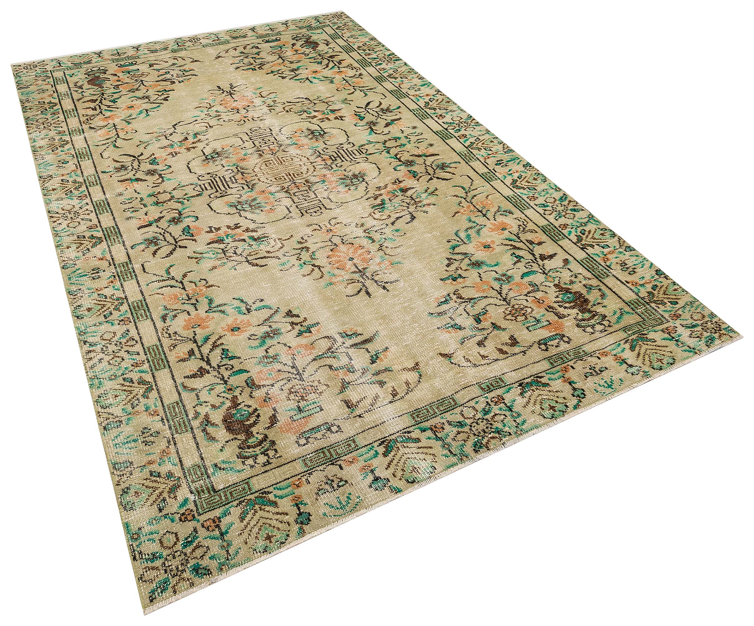 Eskitme El Dokuma Vintage Halı  168 x 276 cm 10090