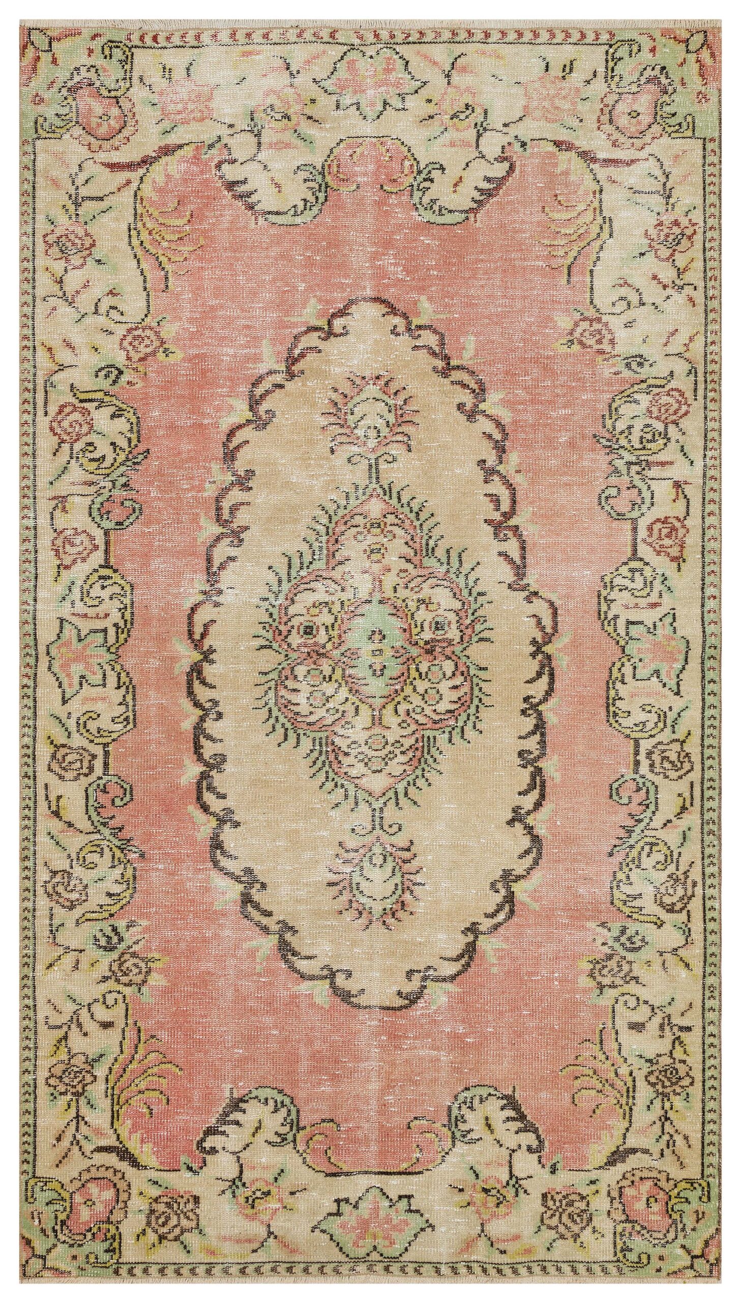 Özel Vintage Eskitme Halı 142 x 245 cm 10107 - Görsel 4