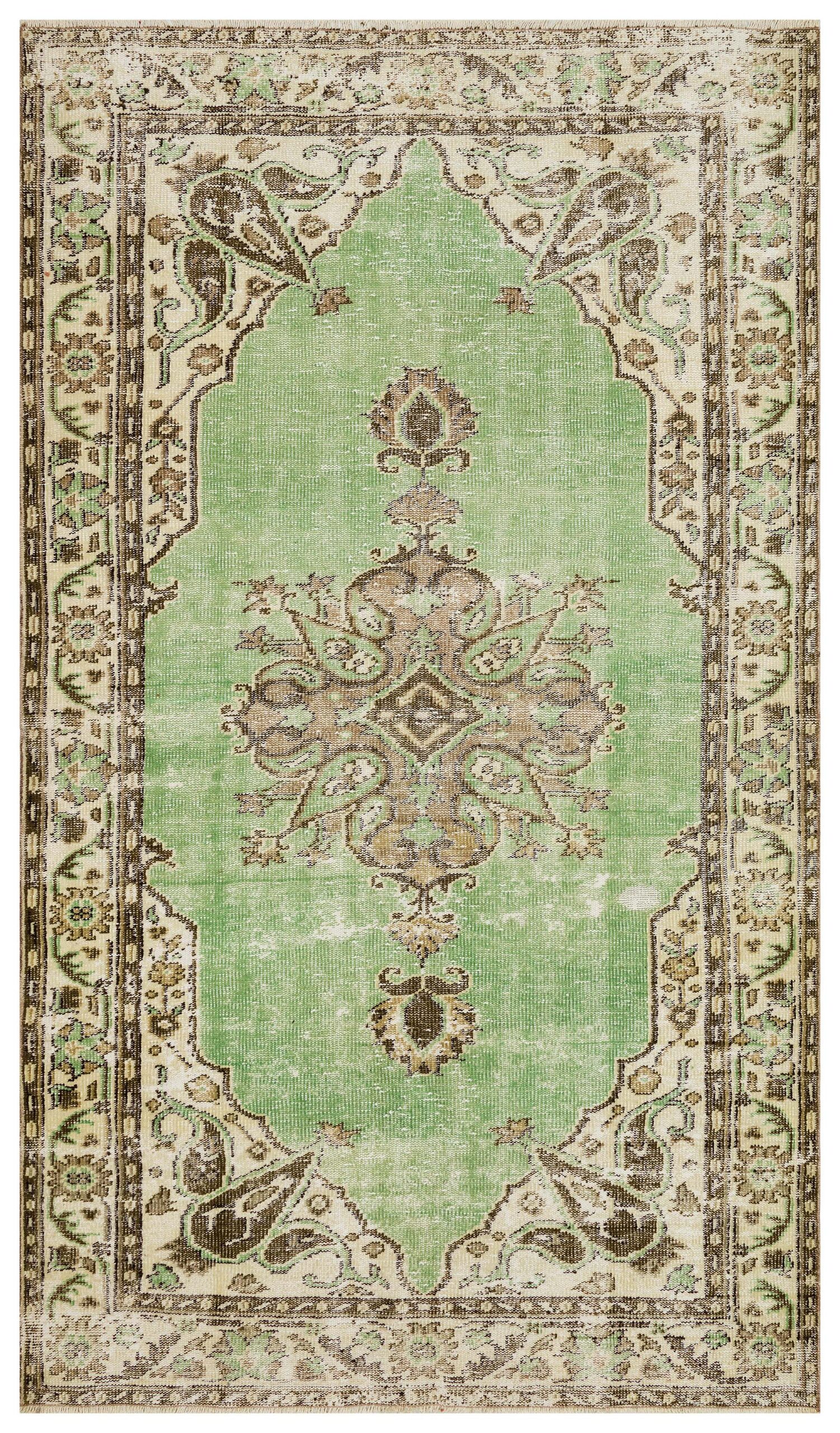 Eskitme El Dokuma Vintage Halı 157 x 266 cm 10108 - Görsel 2