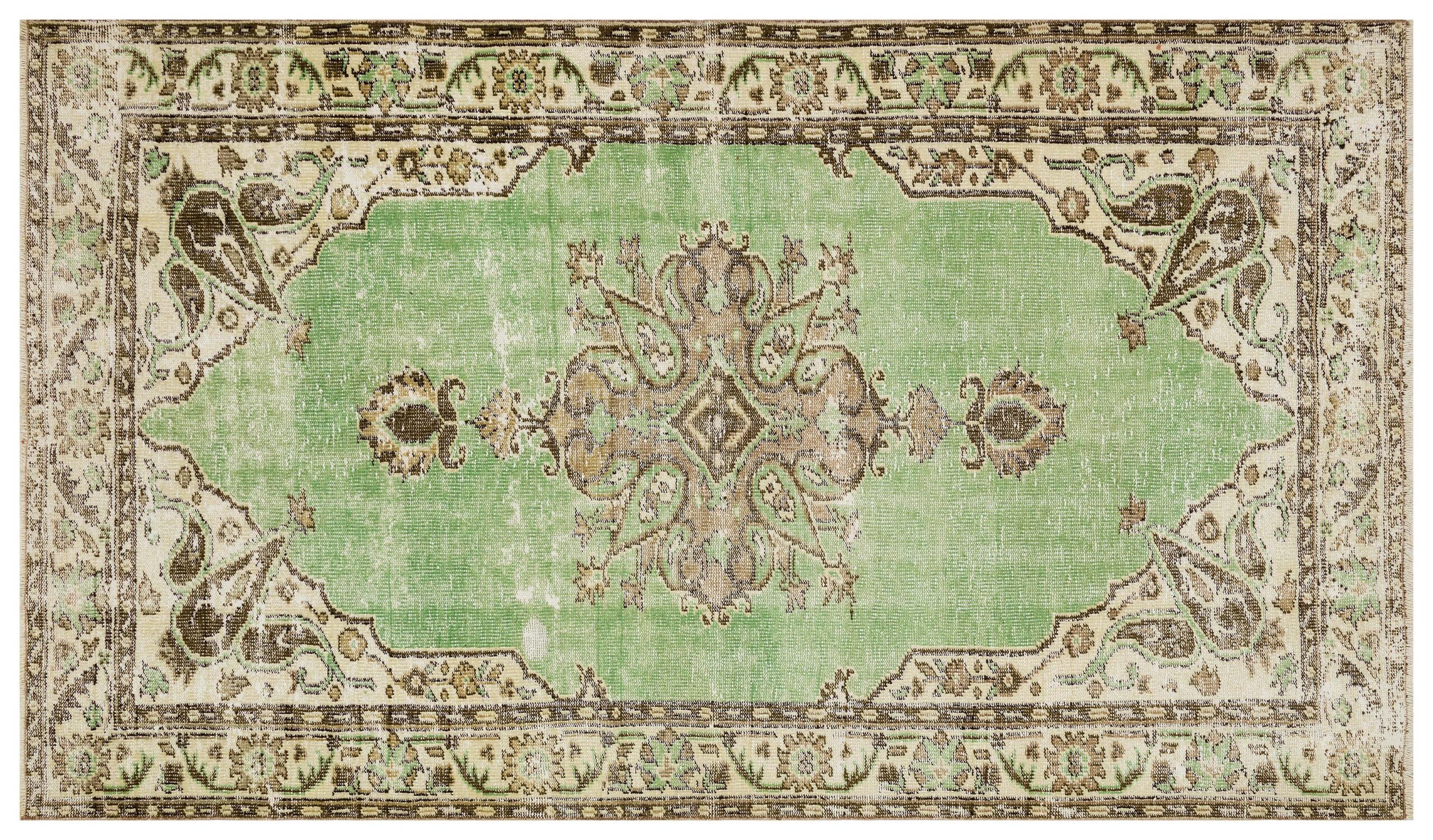 Eskitme El Dokuma Vintage Halı 157 x 266 cm 10108 - Görsel 3