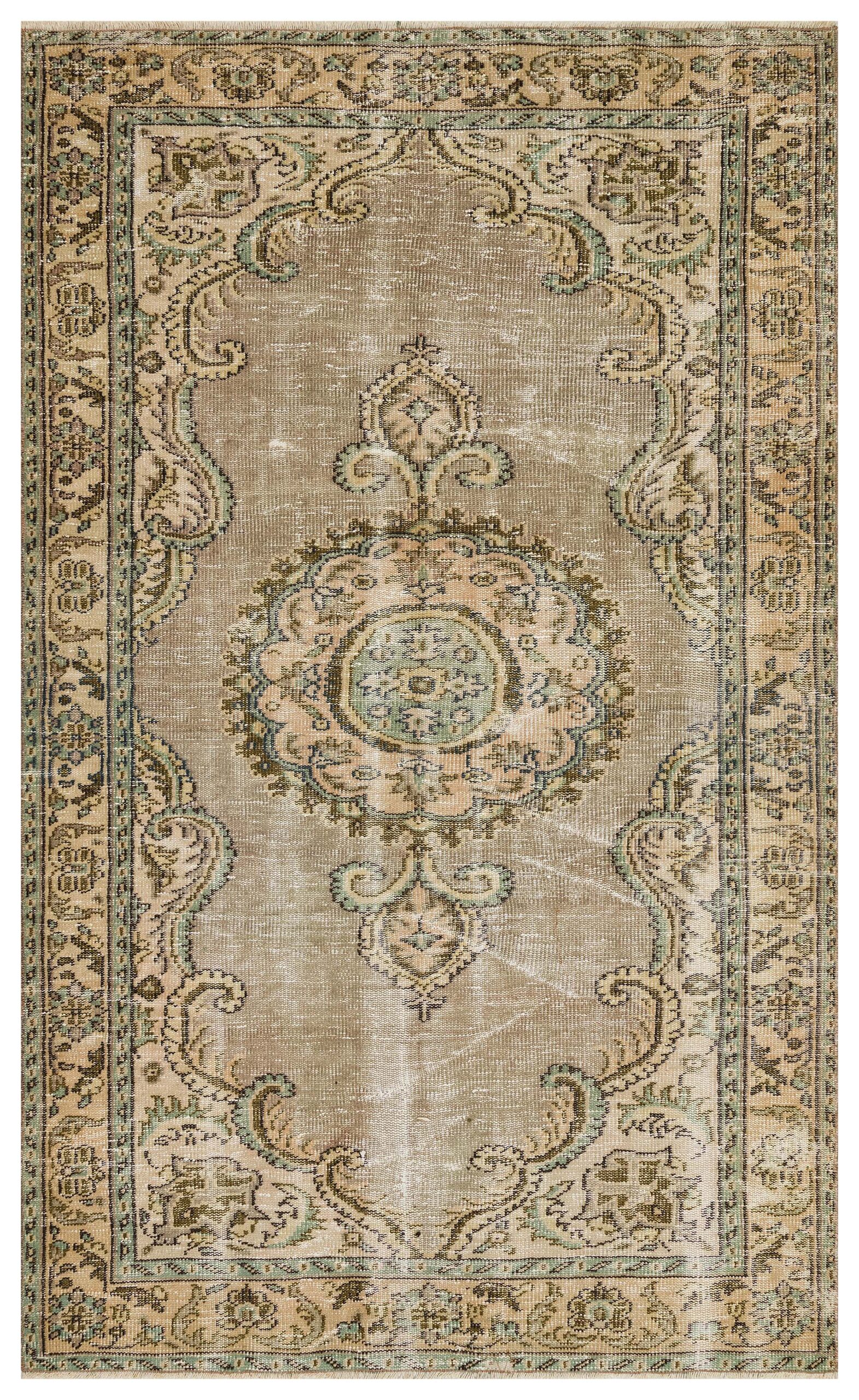 100% Handwoven Vintage Rug — detail view 2, handmade vintage rug