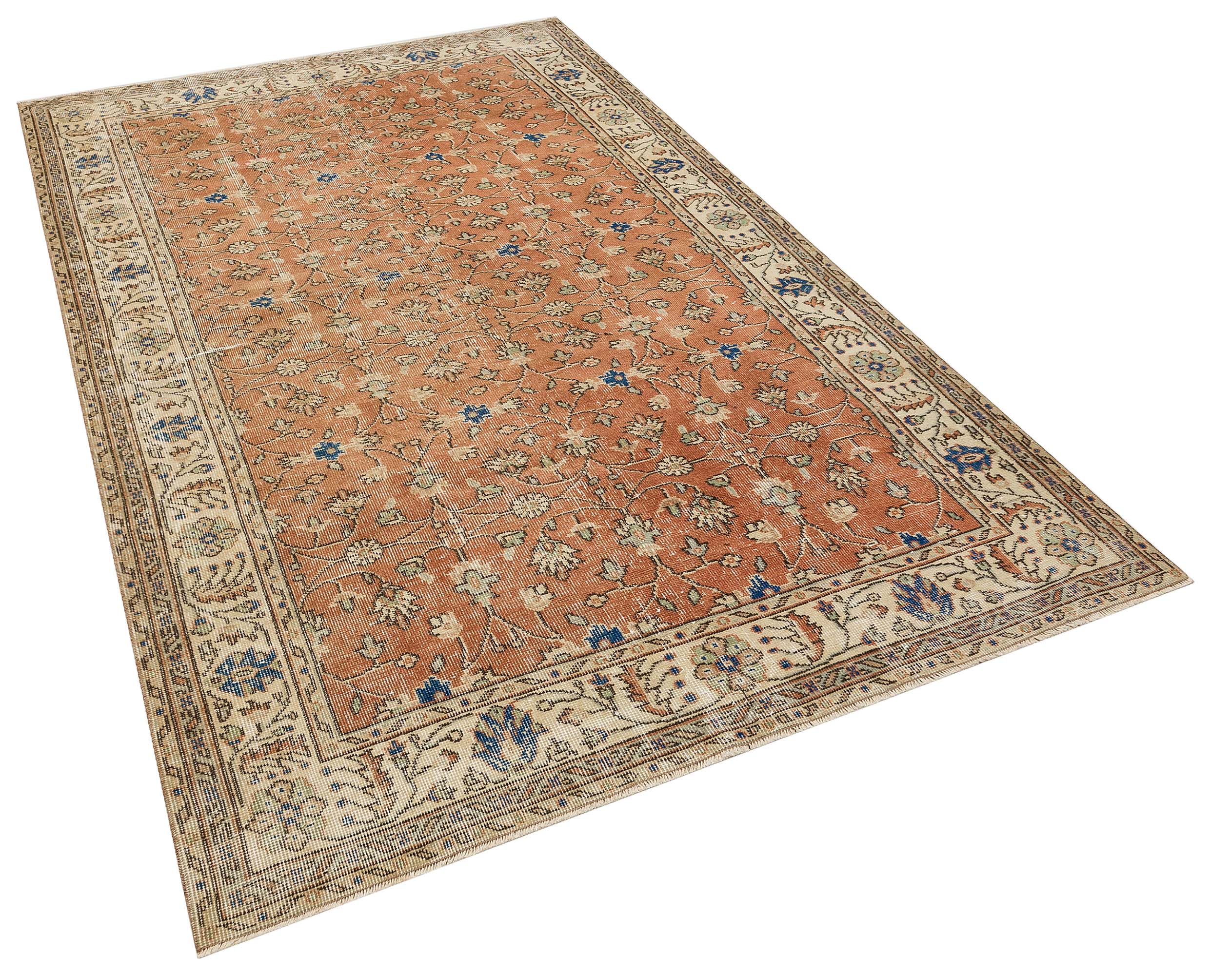 Eskitme El Dokuma Vintage Halı  167 x 270 cm 10126