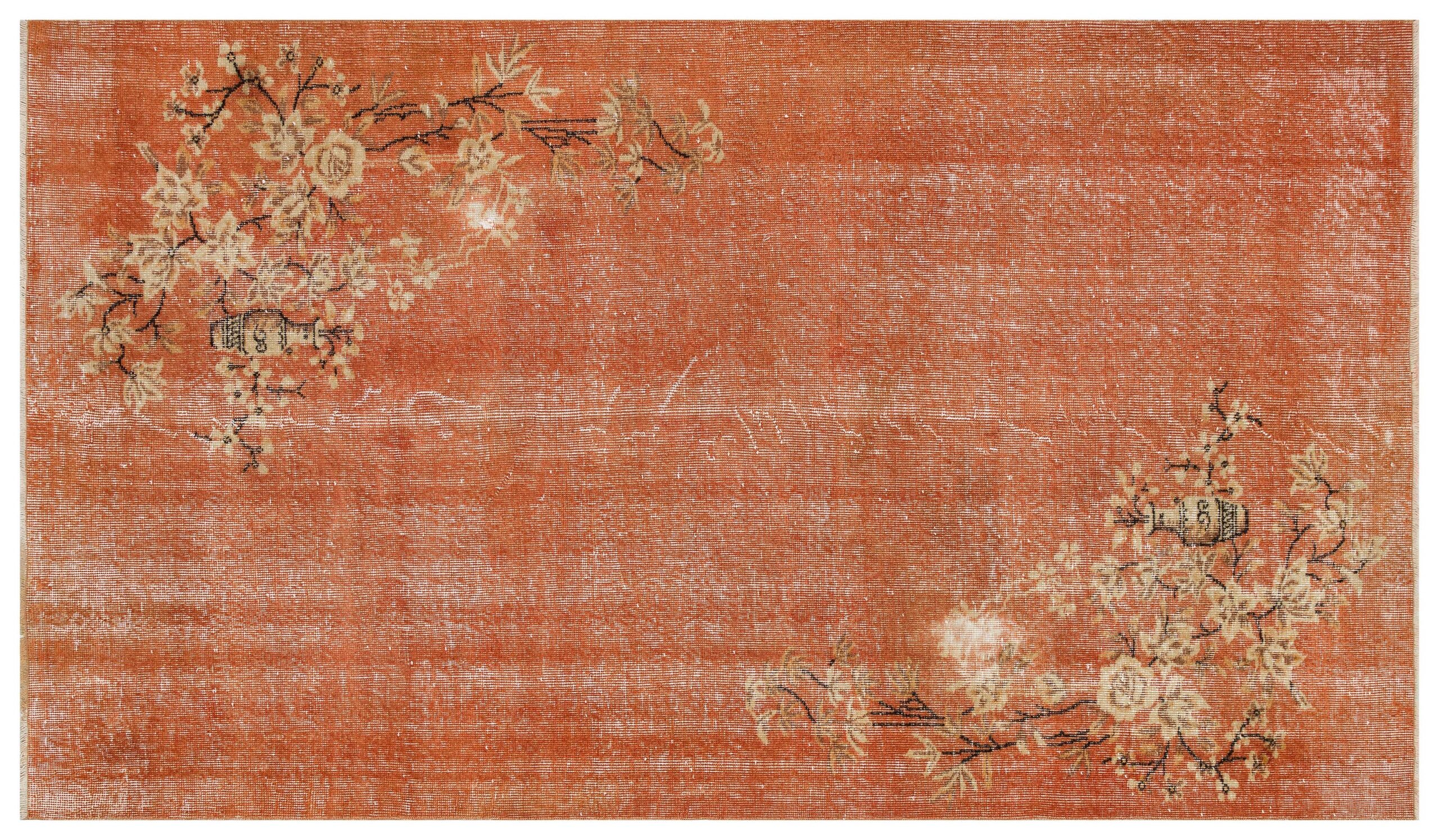 Vintage Hand-Woven Wool Rug — detail view 3, handmade vintage rug