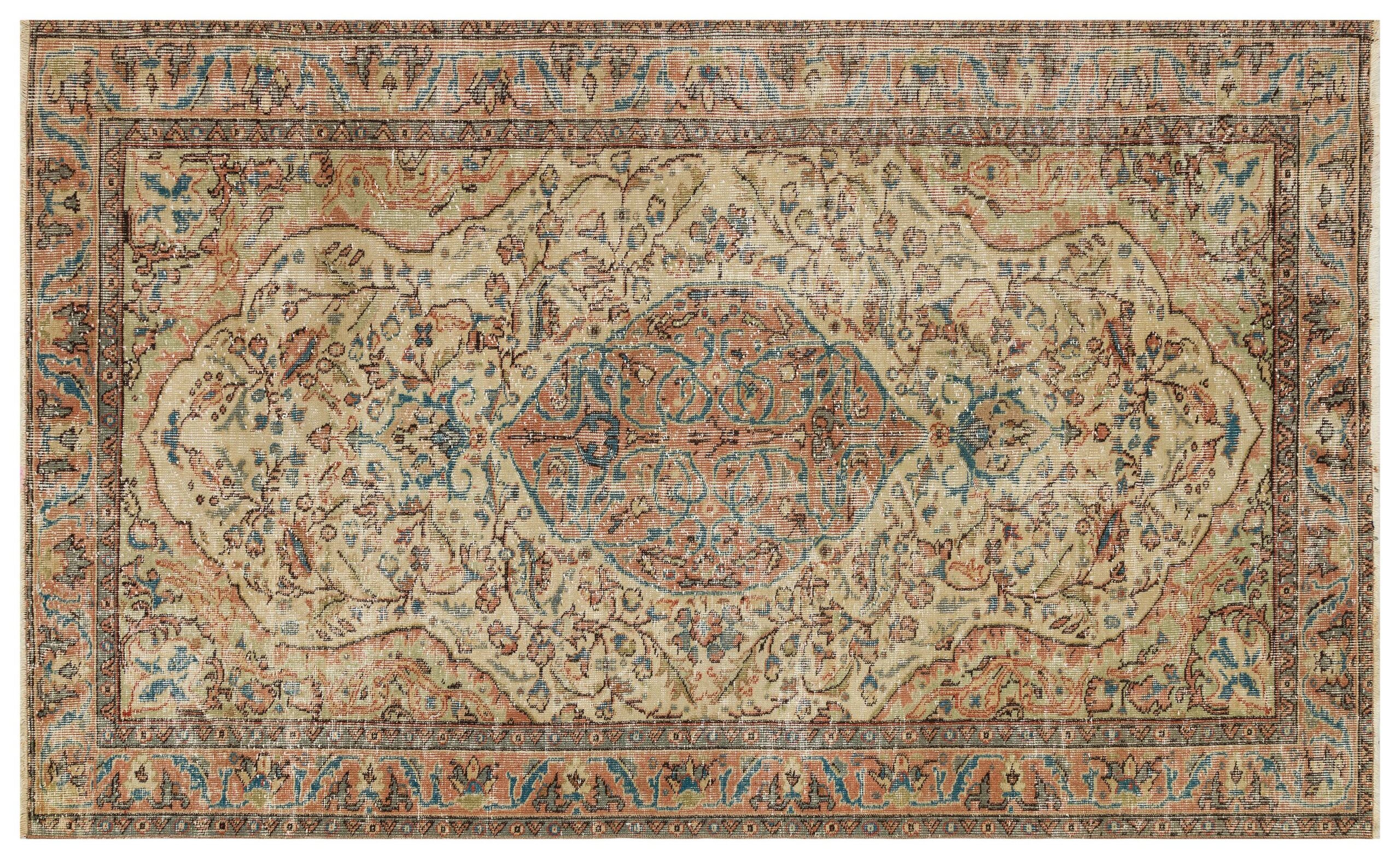 100% Handwoven Vintage Rug — detail view 3, handmade vintage rug