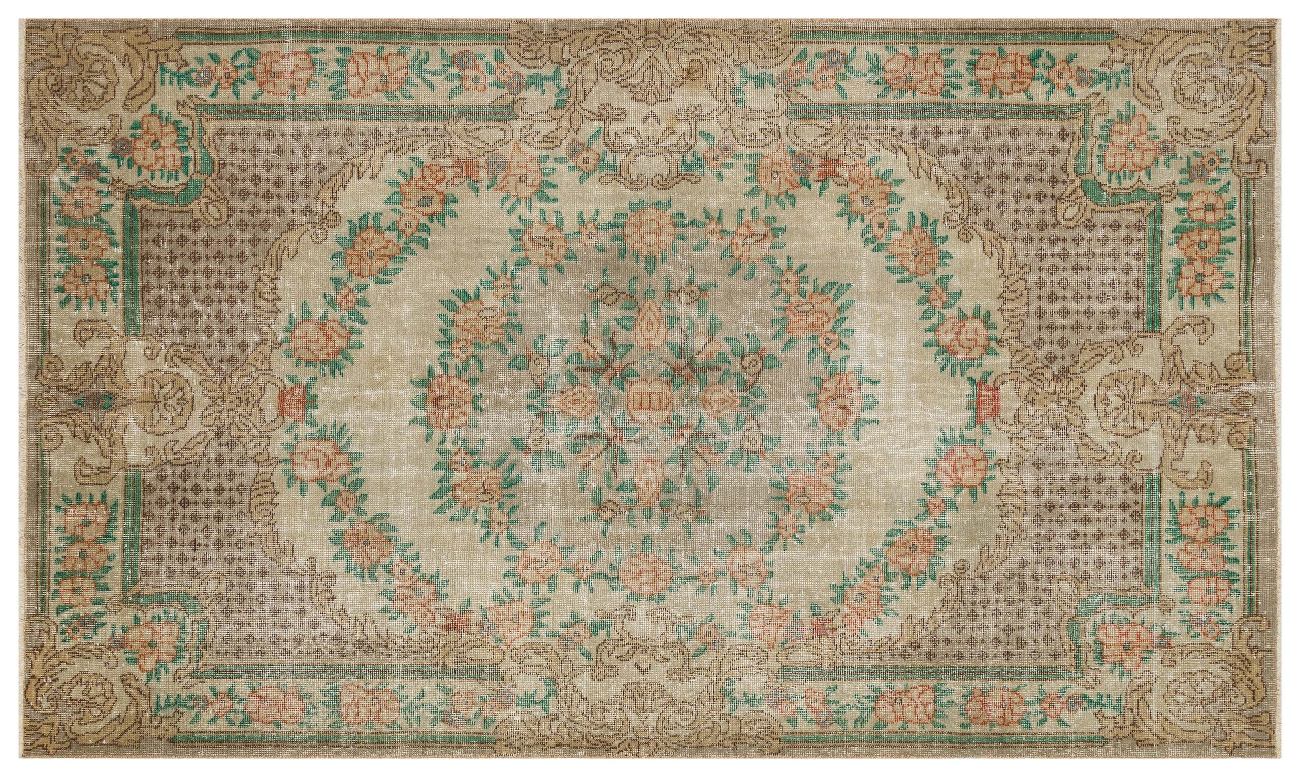 Exclusive Vintage Distressed Rug — detail view 3, handmade vintage rug