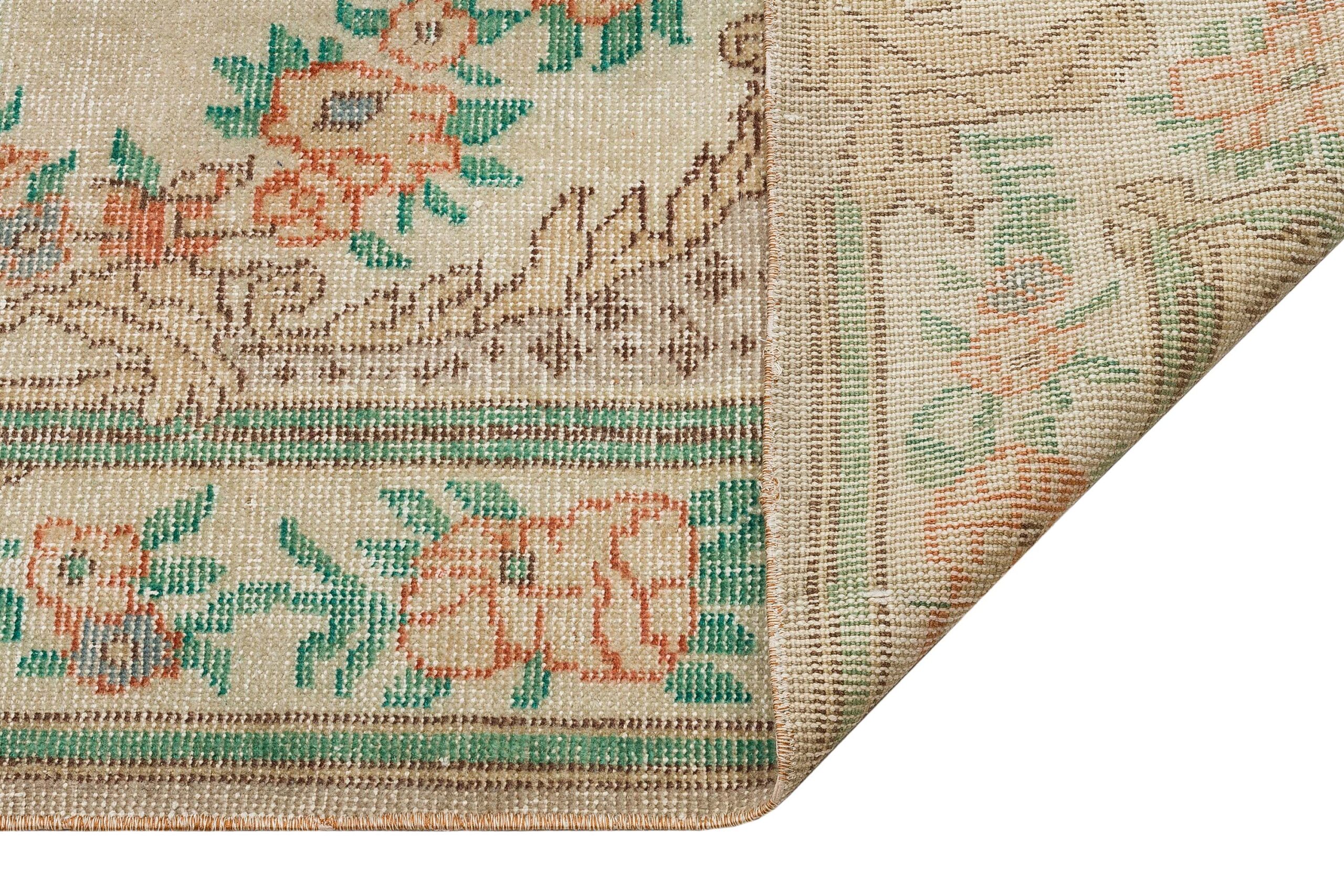 Exclusive Vintage Distressed Rug — detail view 4, handmade vintage rug