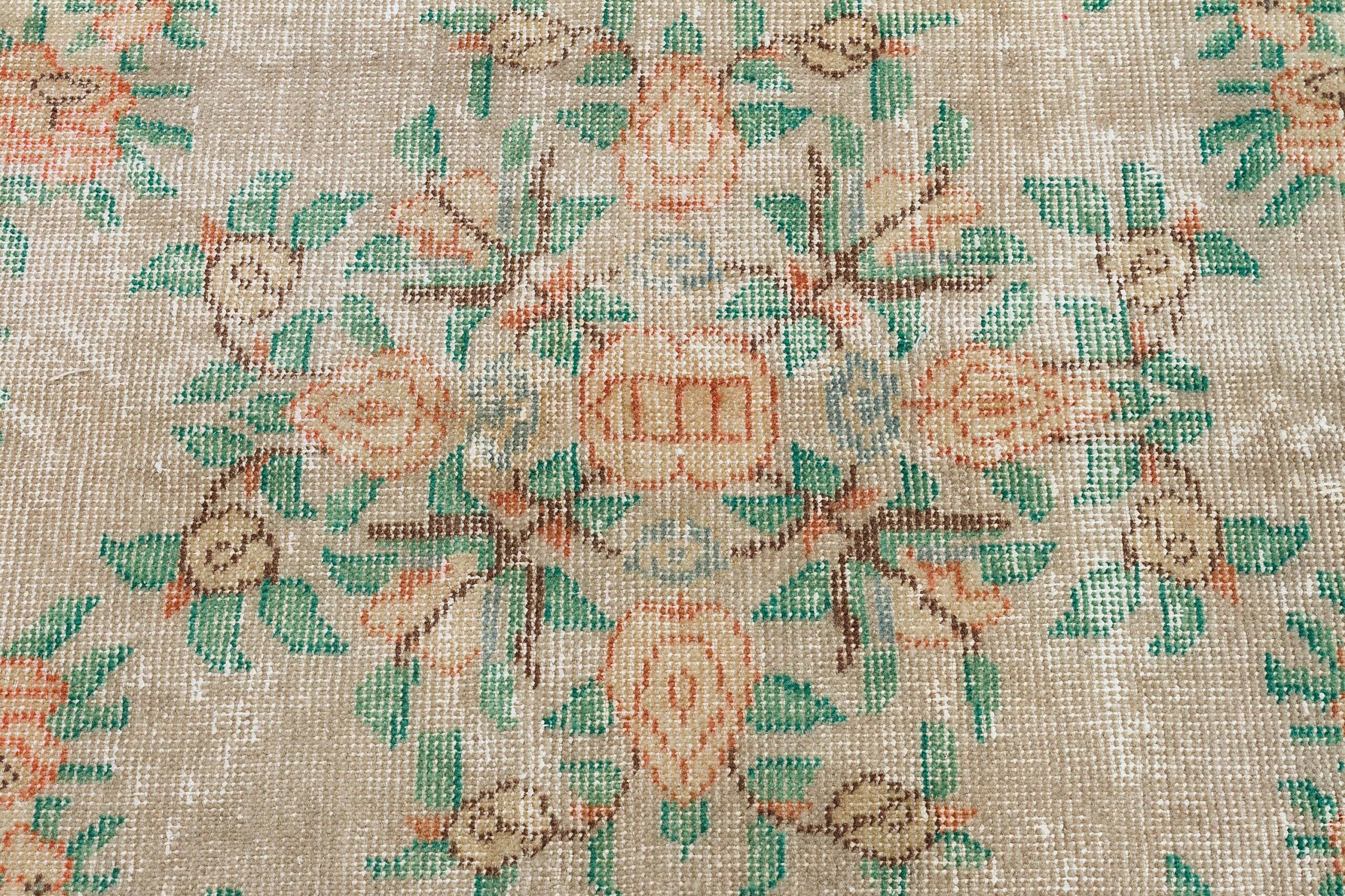 Exclusive Vintage Distressed Rug — detail view 5, handmade vintage rug